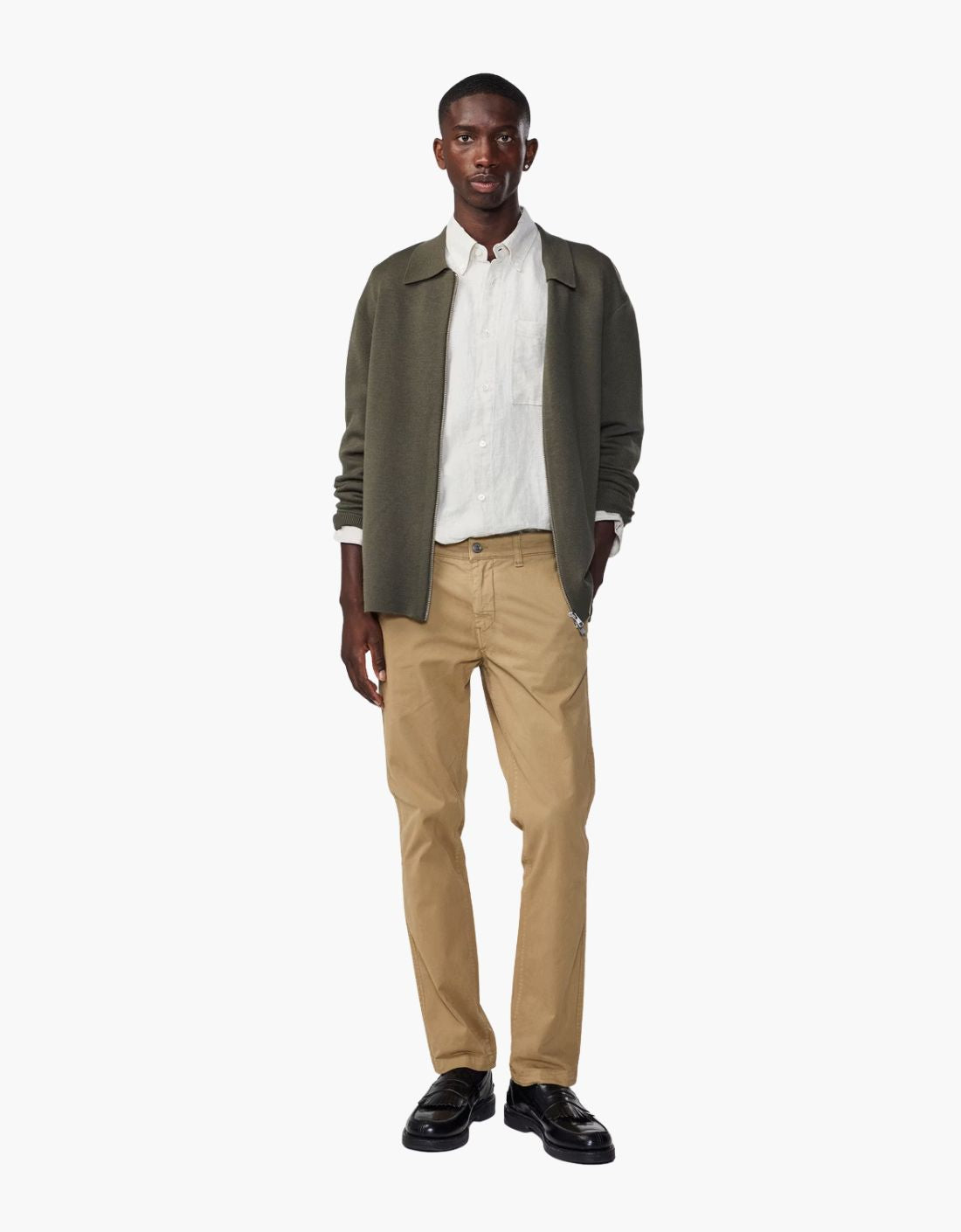Pantalón chino ajustado "Marco" – vista 4