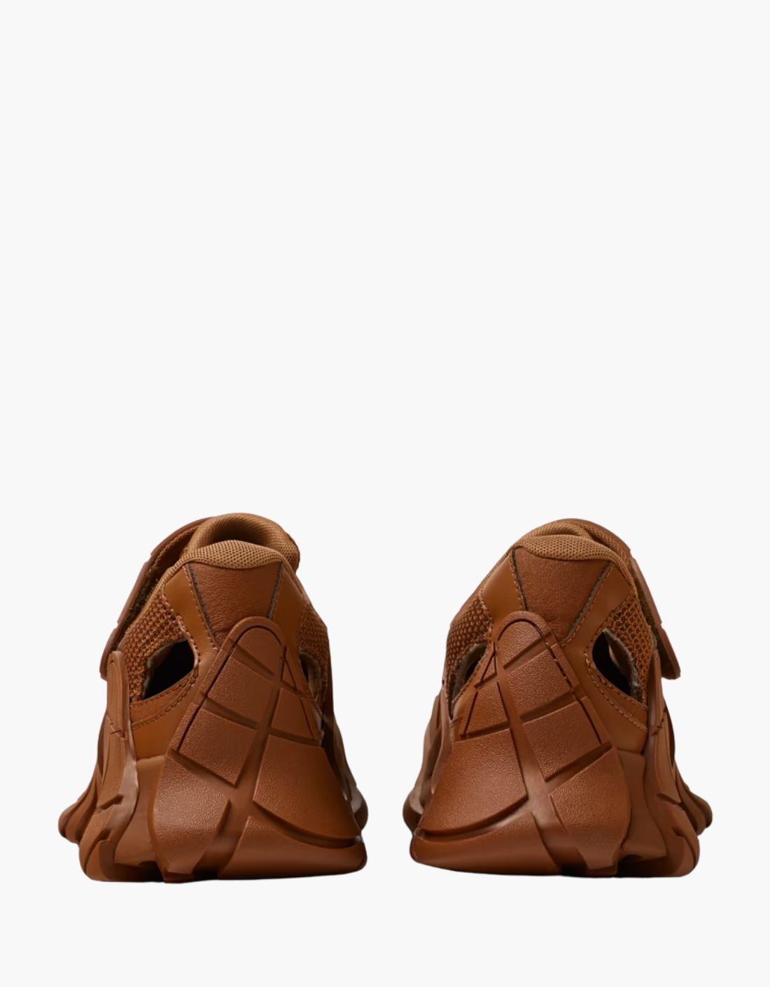 Brown semi-open "Storm" fabric sneakers - Camper LAB