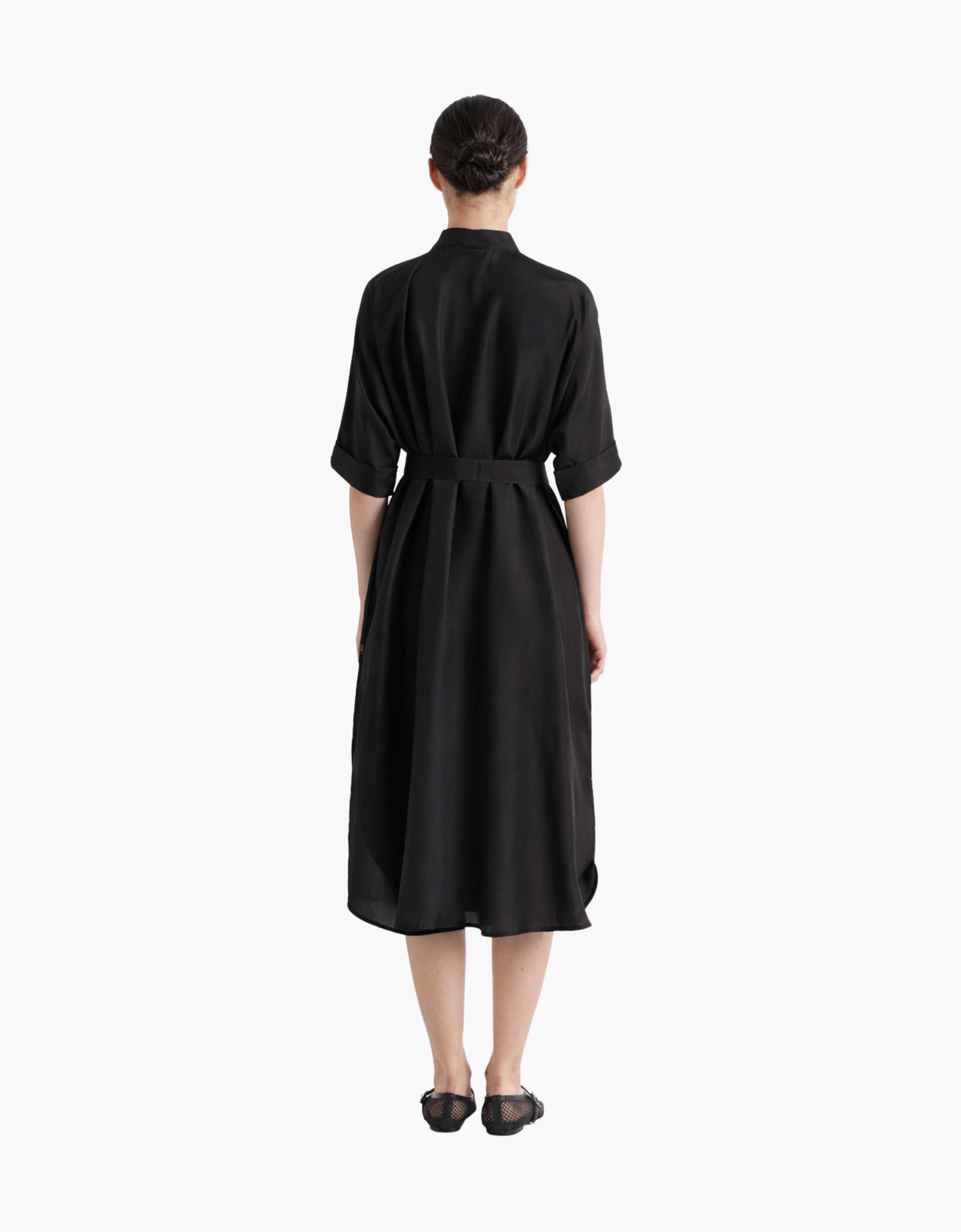 vestido con cintura "Abbinata"