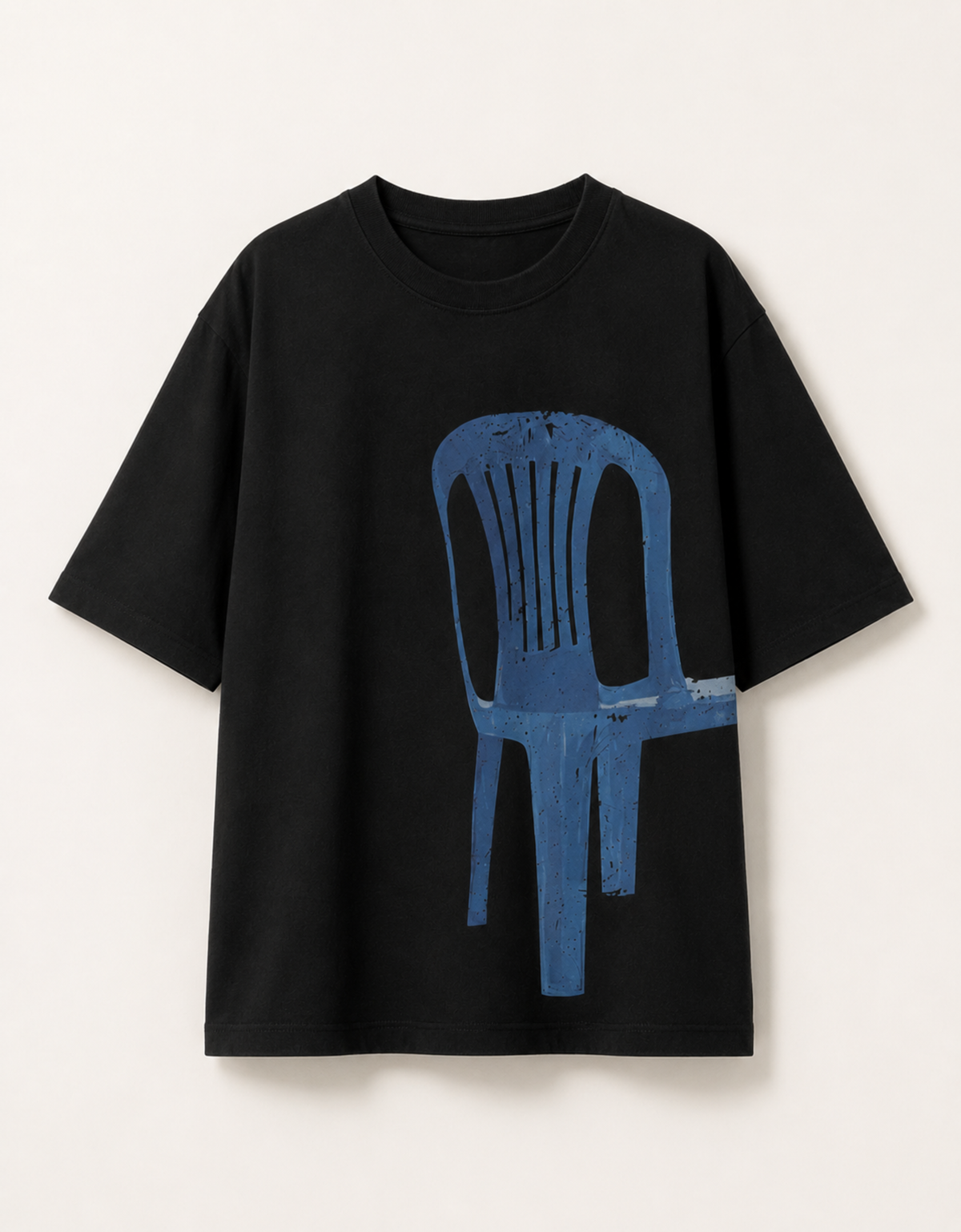 T-shirt avec chaise "Siṃhāsan - सिंहासन"