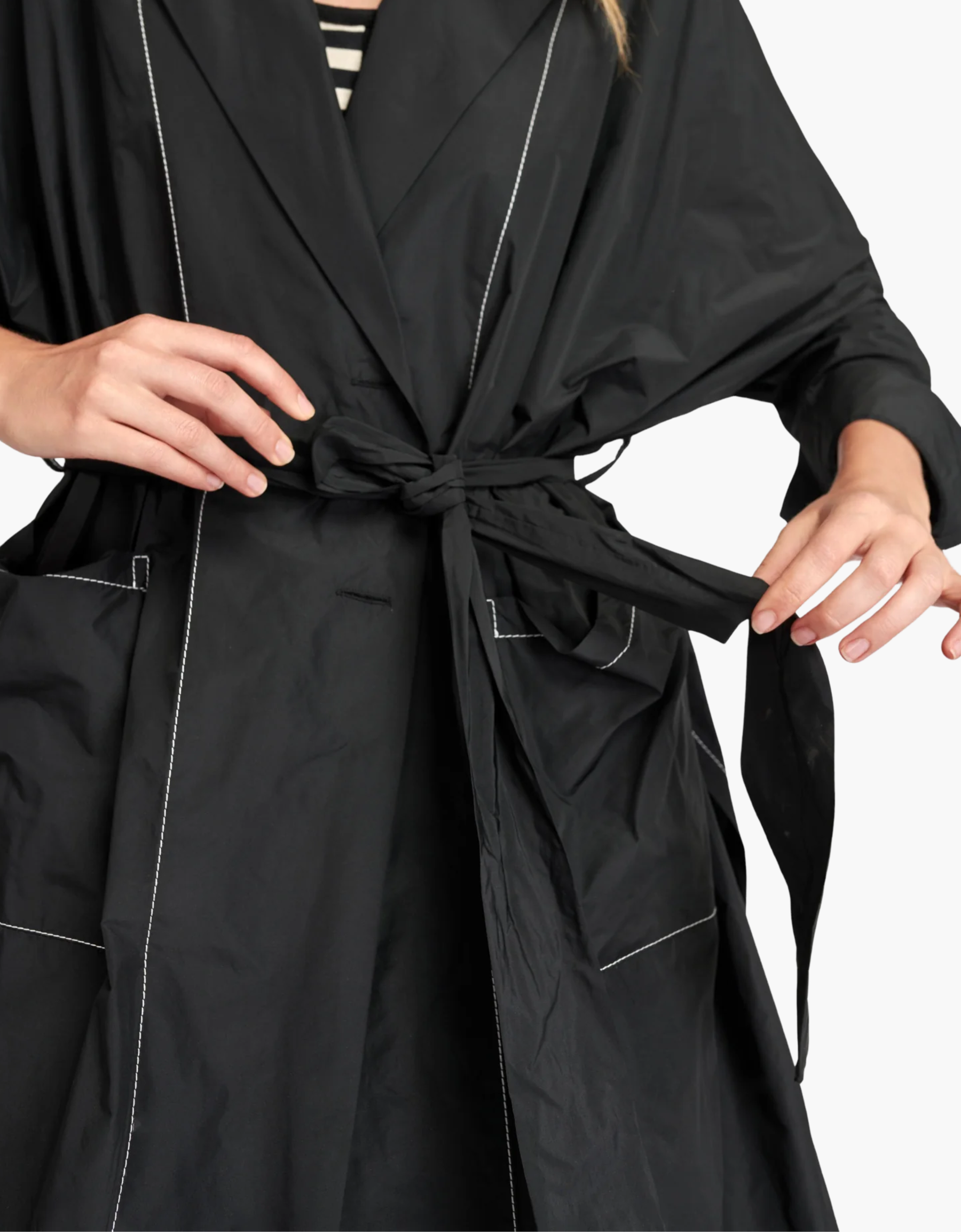 Chaqueta Boxy "Metro Trench"