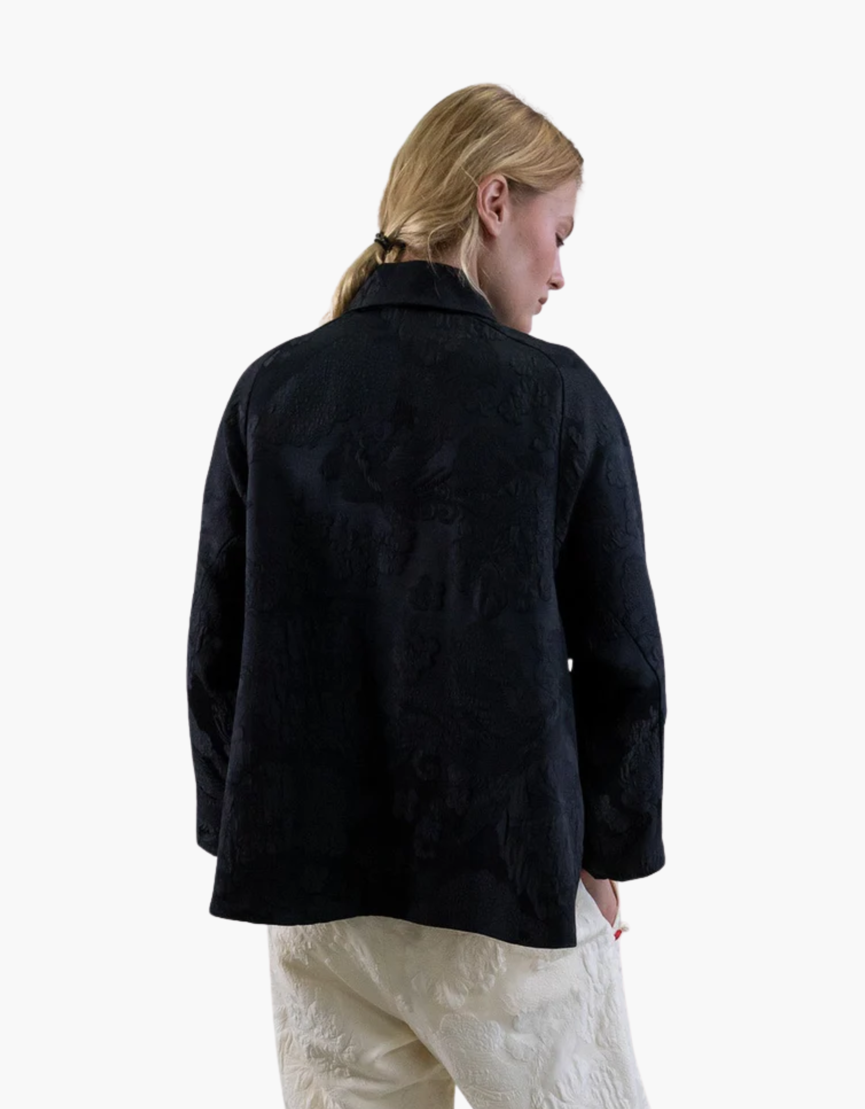 Chaqueta kimono light jaquard chino