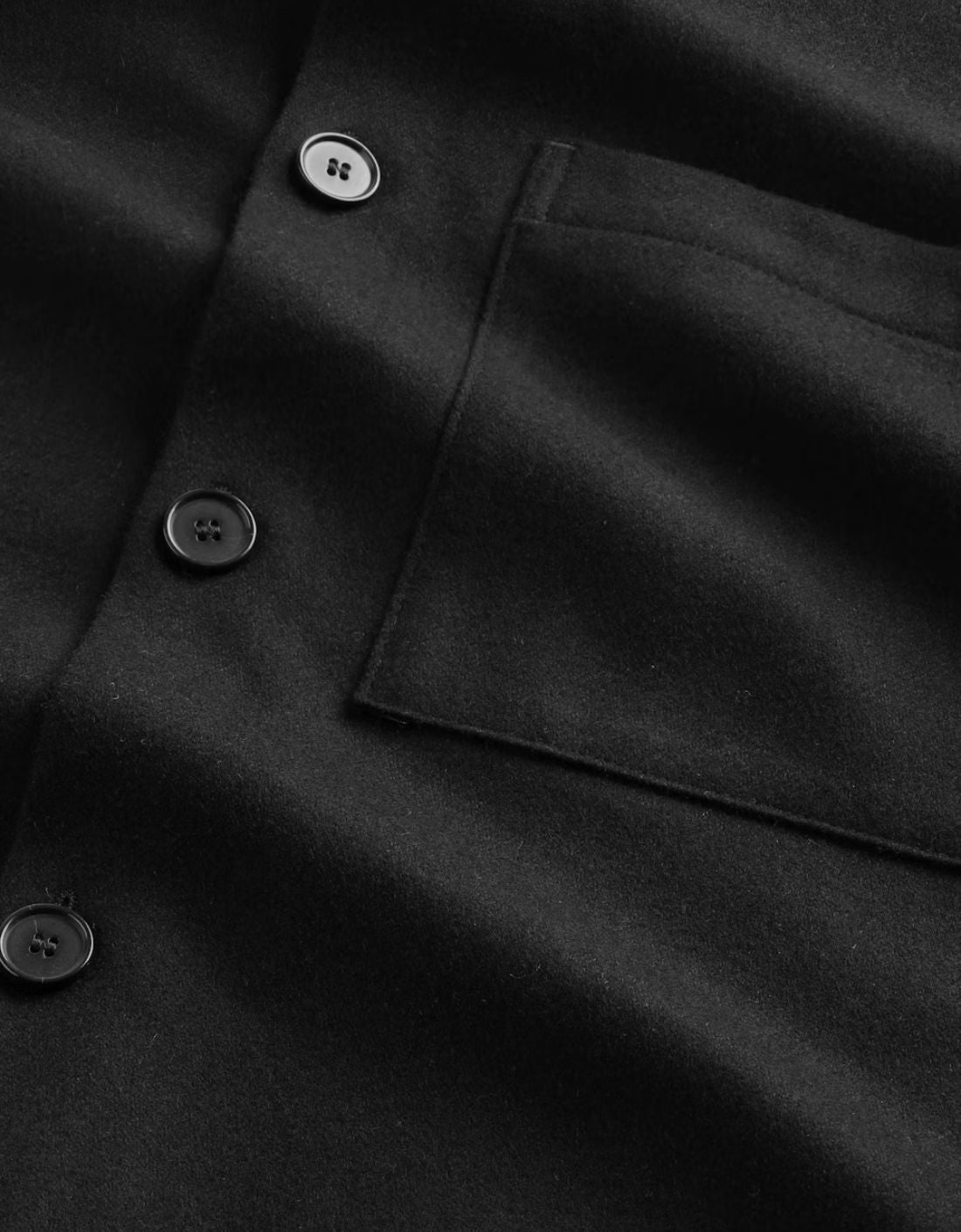 Sobrecamisa lana italiana "Freddy"