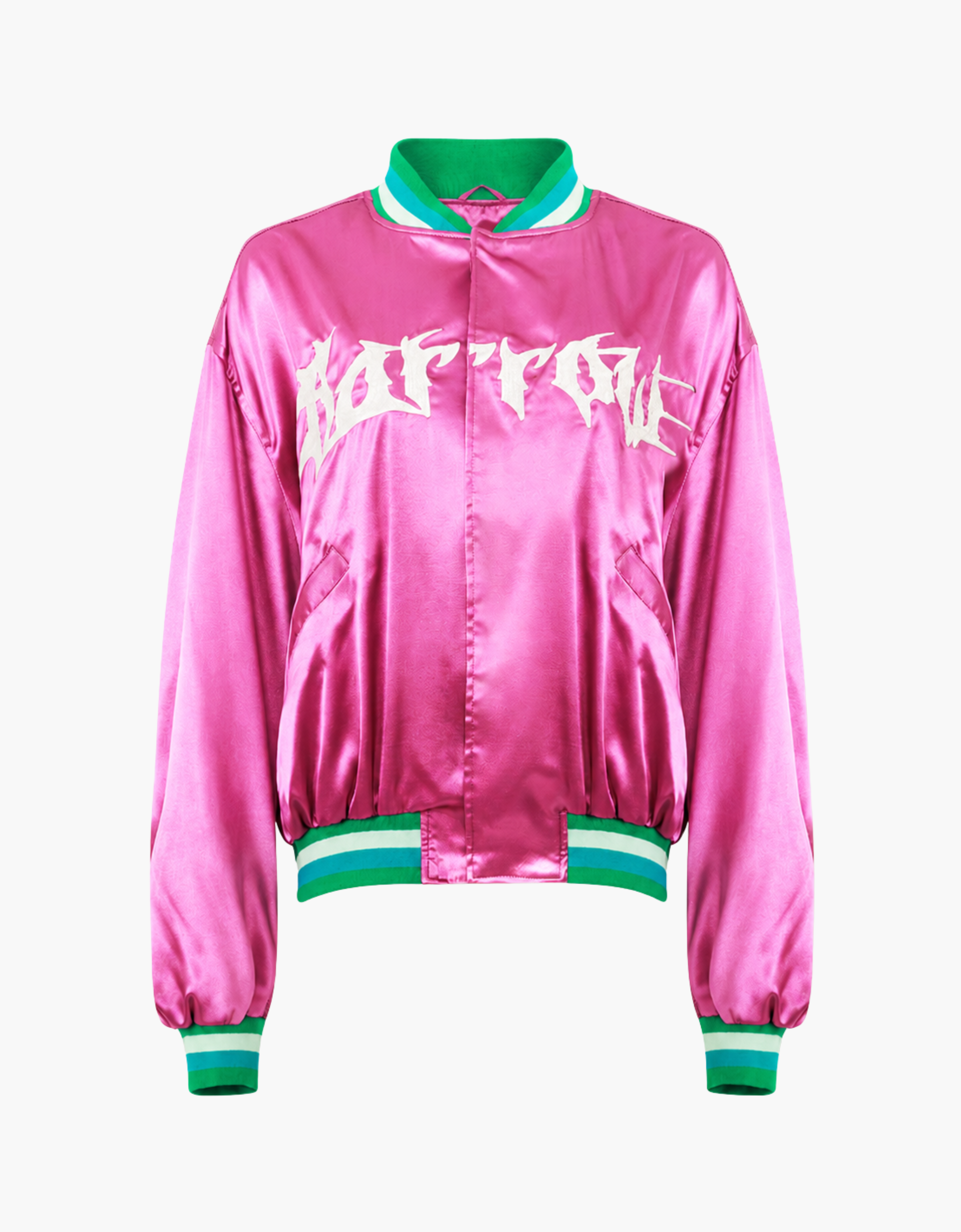 Bomber satinada "Lettering"
