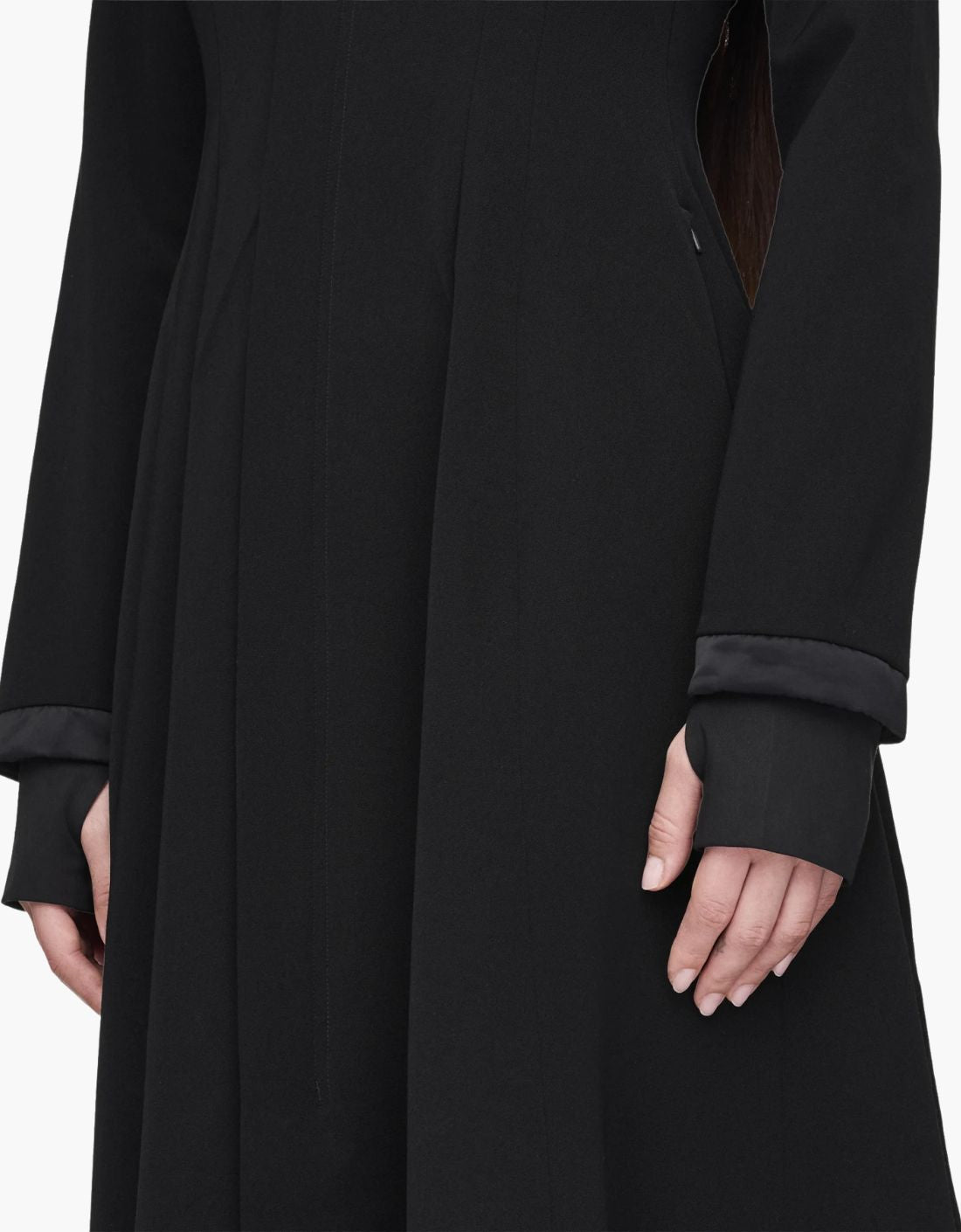 Vestido midi bolsillos "Padded" Y-3