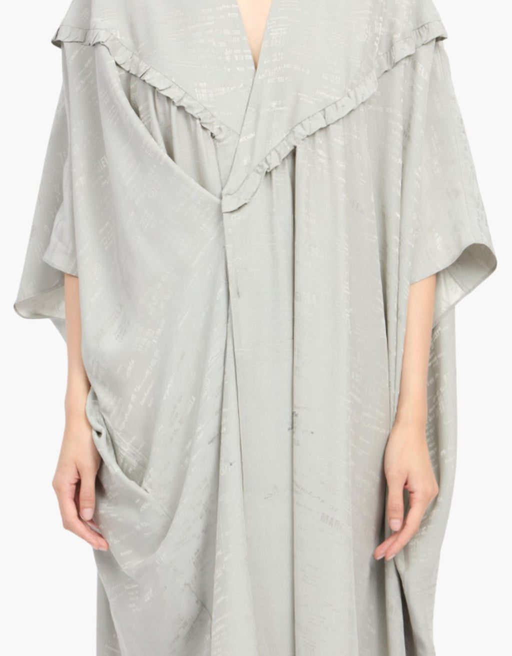 Vestido midi camisero jacquard - MM6