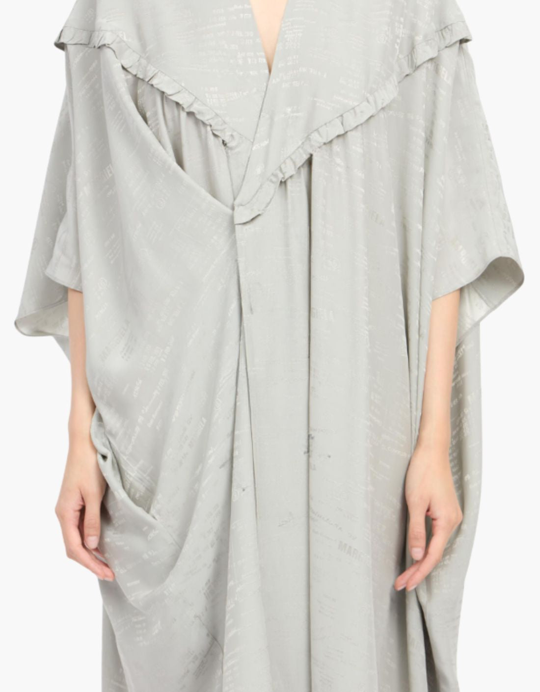 Vestido midi camisero jacquard - MM6