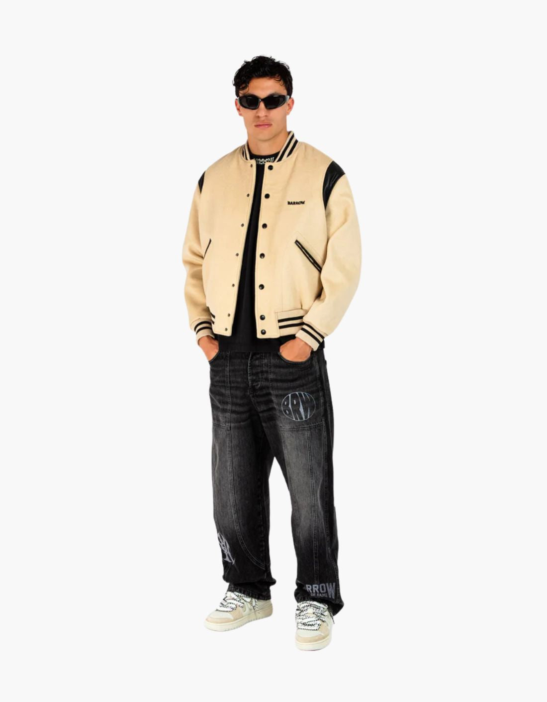Blouson aviateur avec un ours « Varsity »
