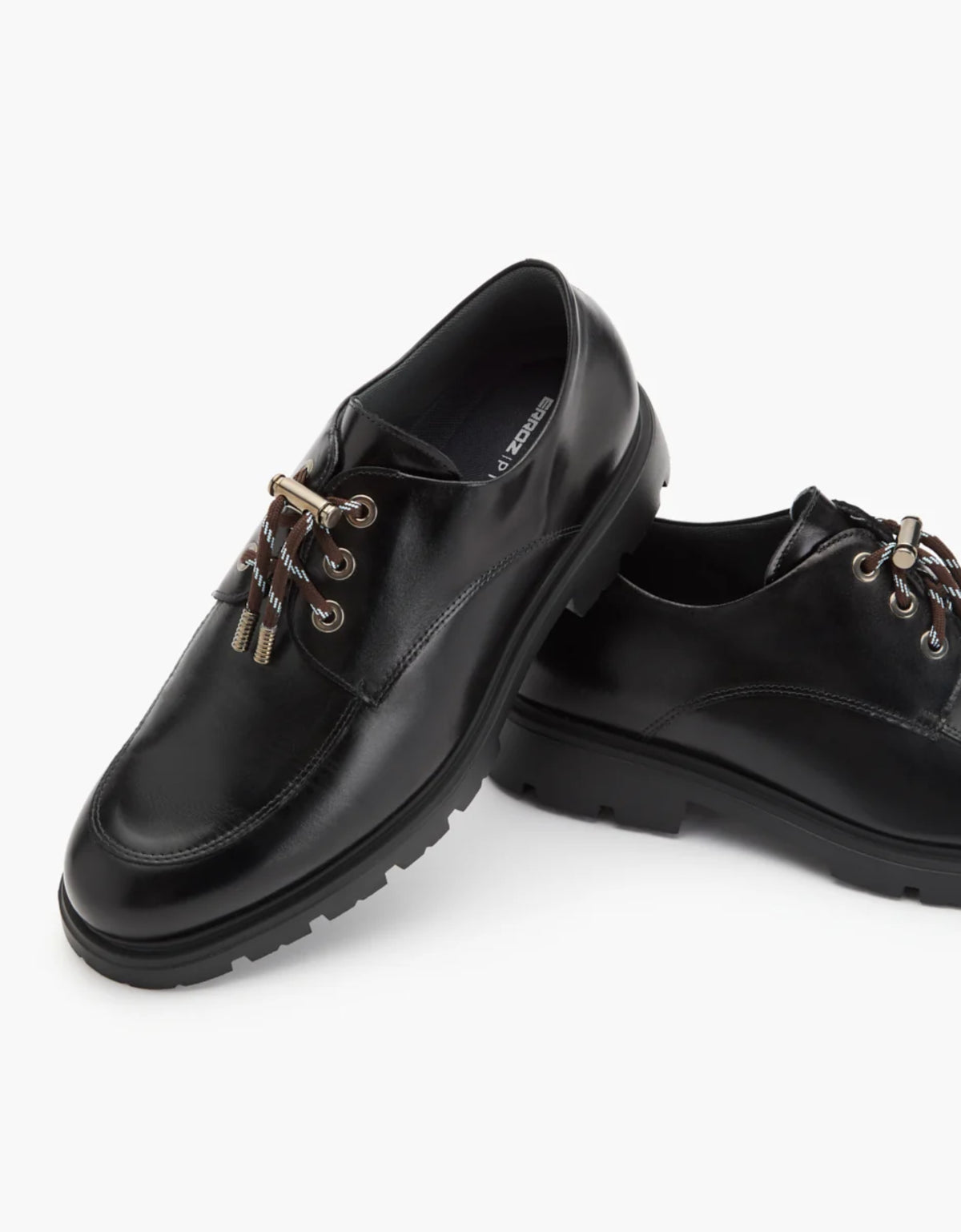 Calzado negro/marrón "Louis"