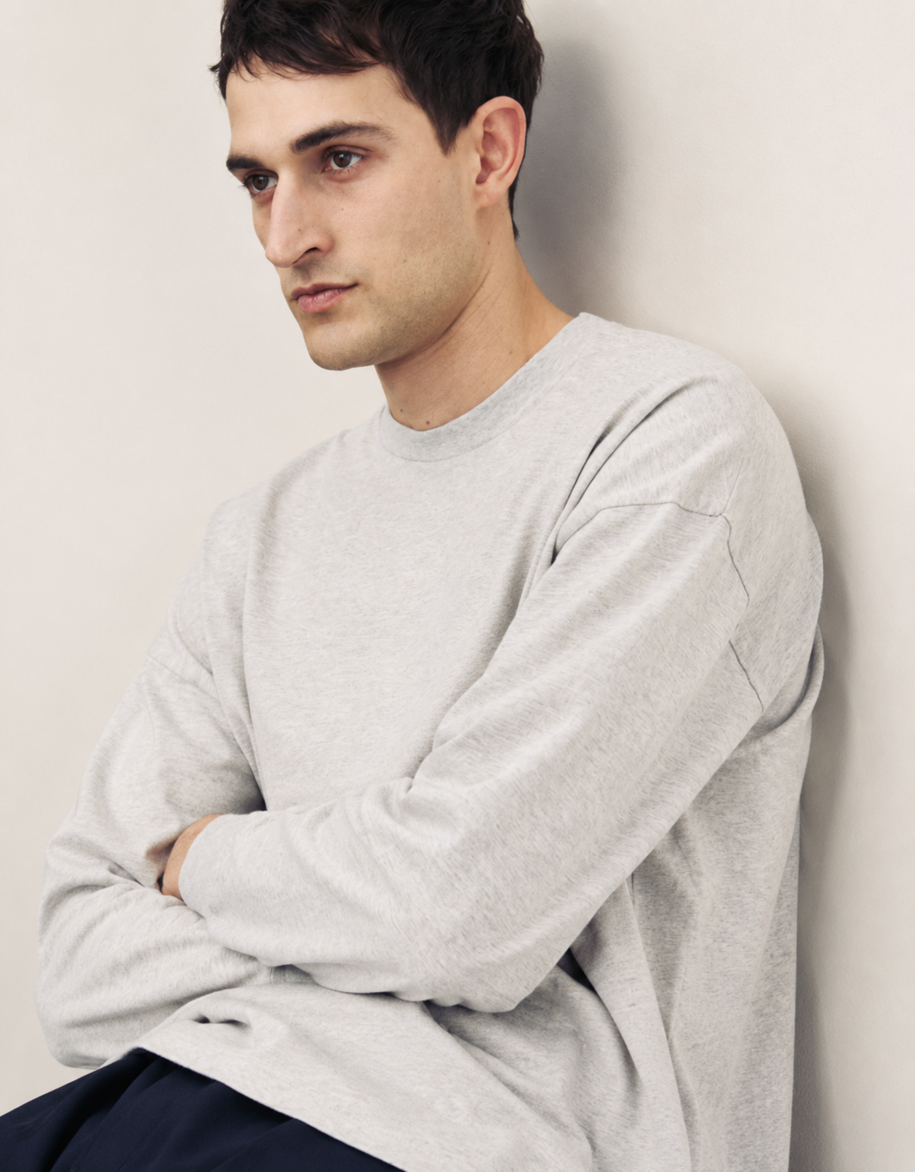 "Long sleeve oversized t-shirt" jersey