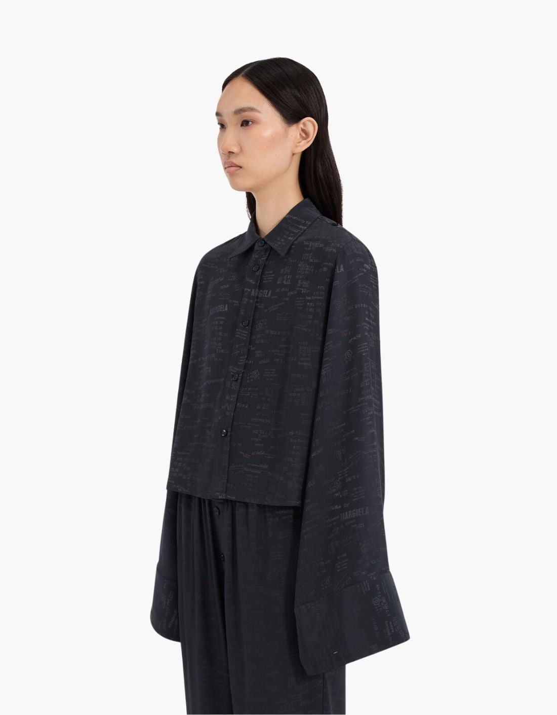 Camisa convertible de jacquard - MM6