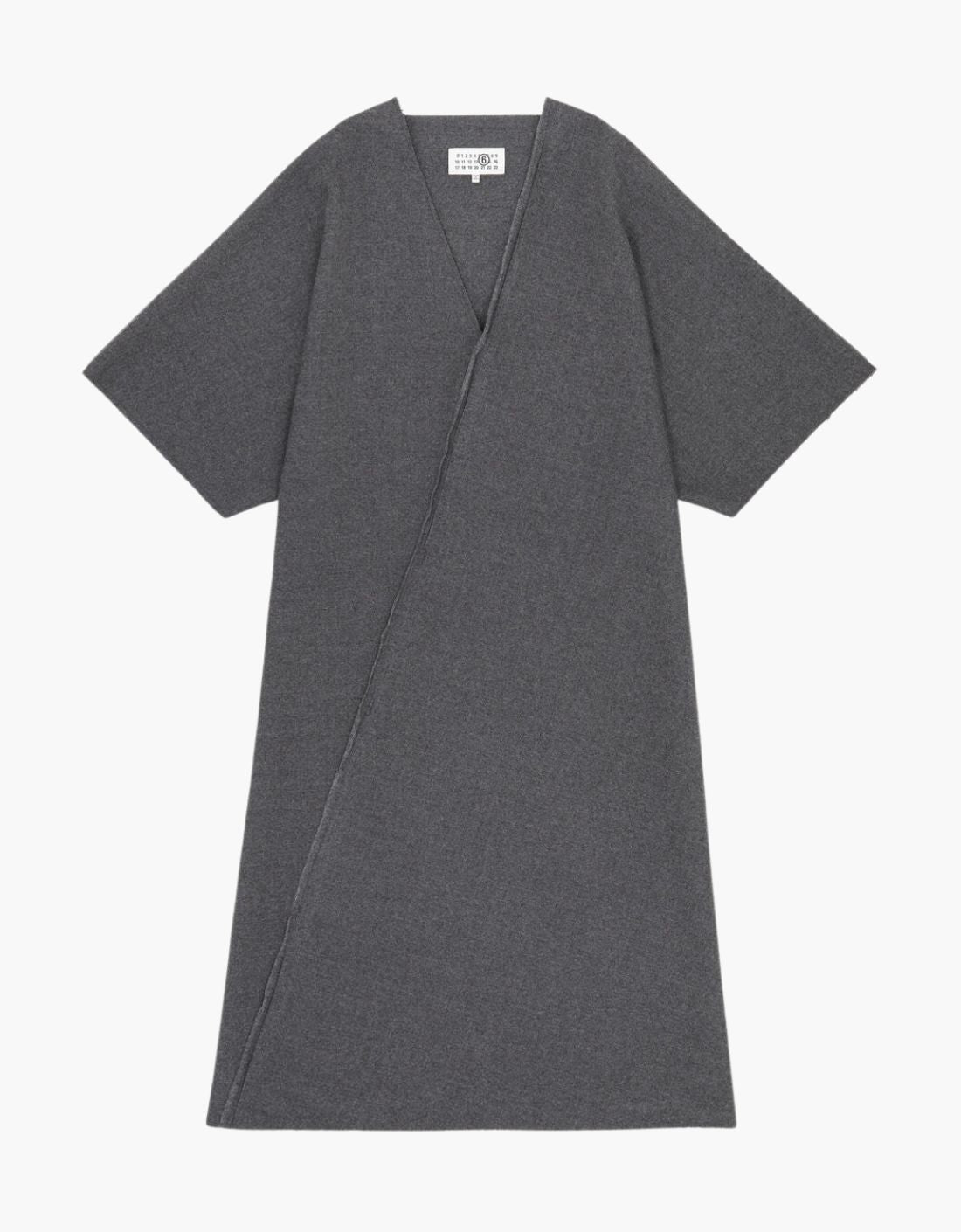Vestido midi efecto Kimono "Découpe" - MM6 – vista 5