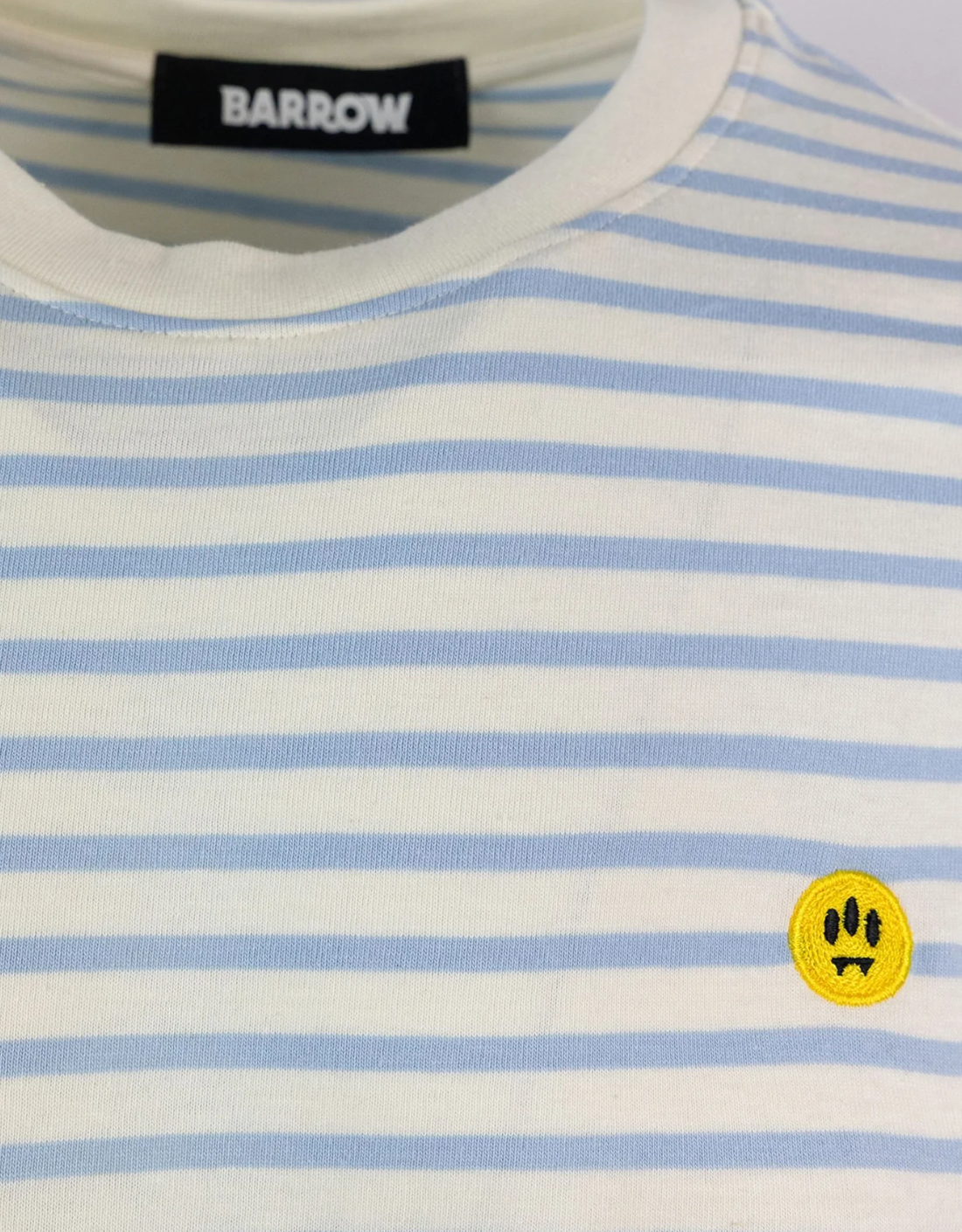 T-shirt marin « visage » bleu