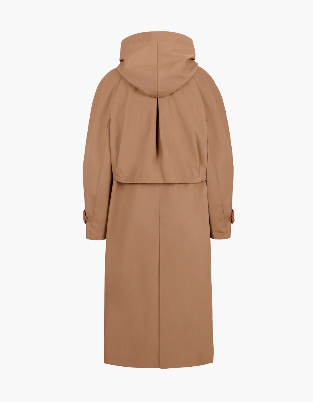 Chaqueta trench con capucha