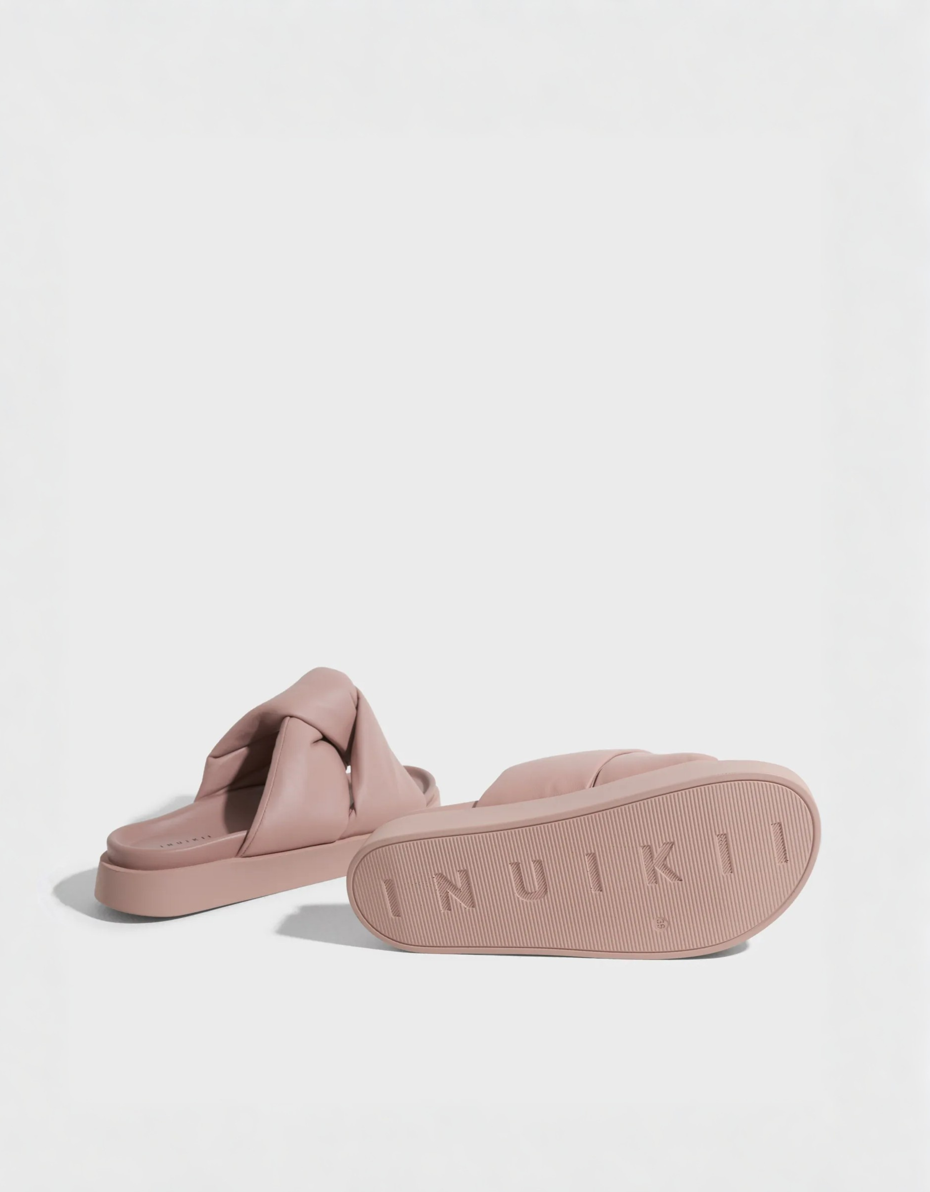 Sandalias de piel acolchadas