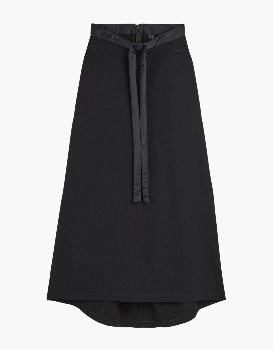 Padded belted skirt