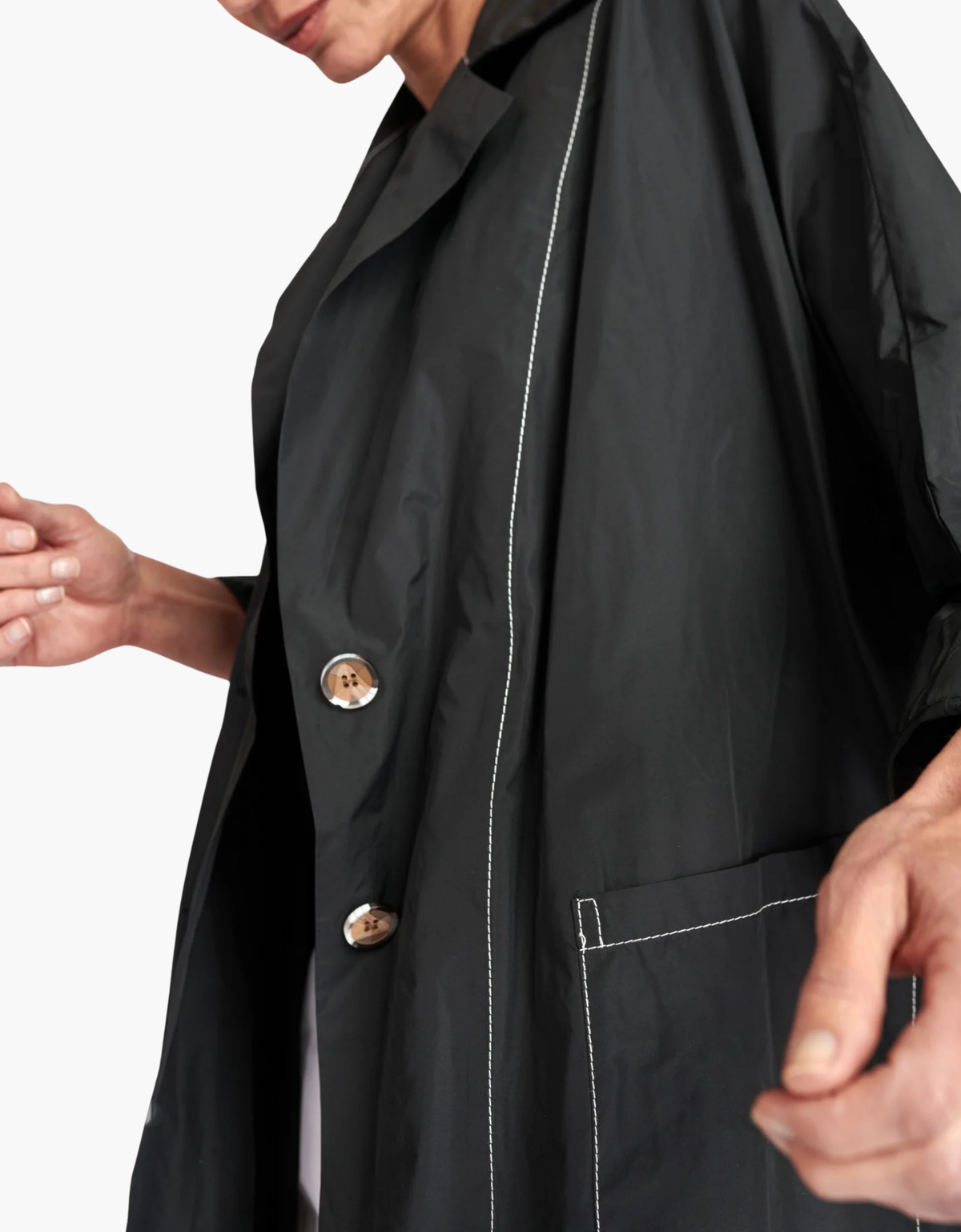 Chaqueta Boxy "Metro Trench"
