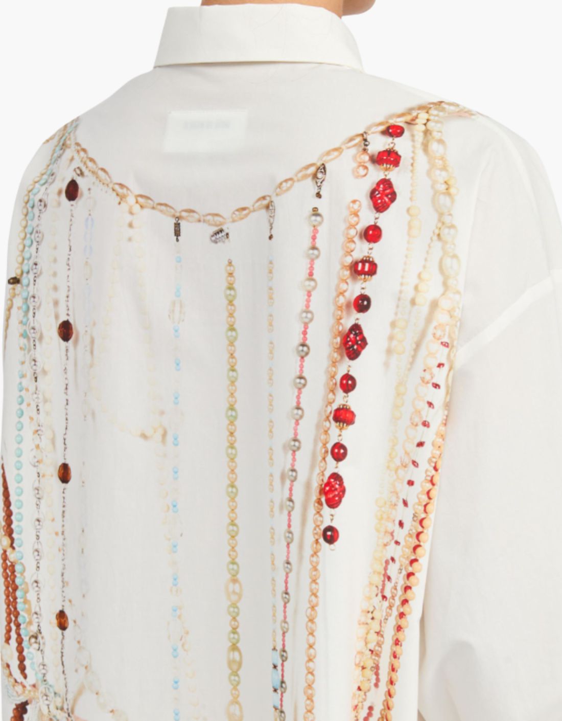 Vestido camisero print "Jewelry" - MM6