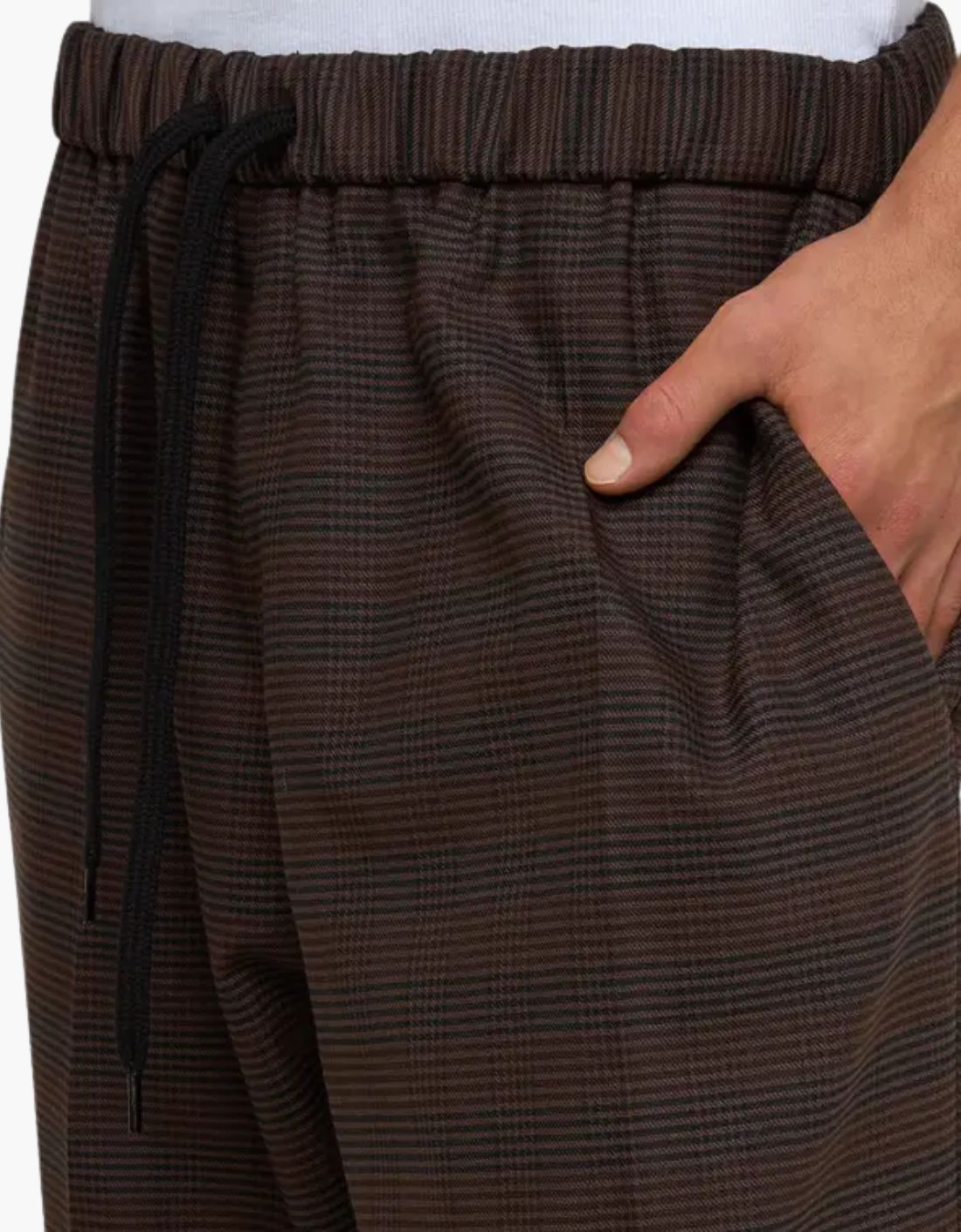 Pantalón de lana sastre a cuadros "Wales" - MM6