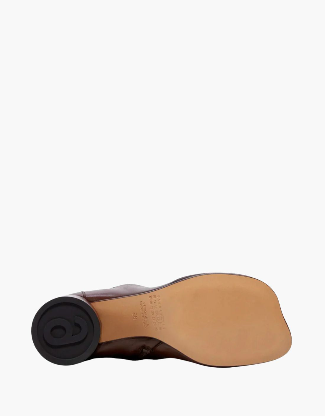 Botin marron craquelado "Anatomic" - MM6 – vista 5