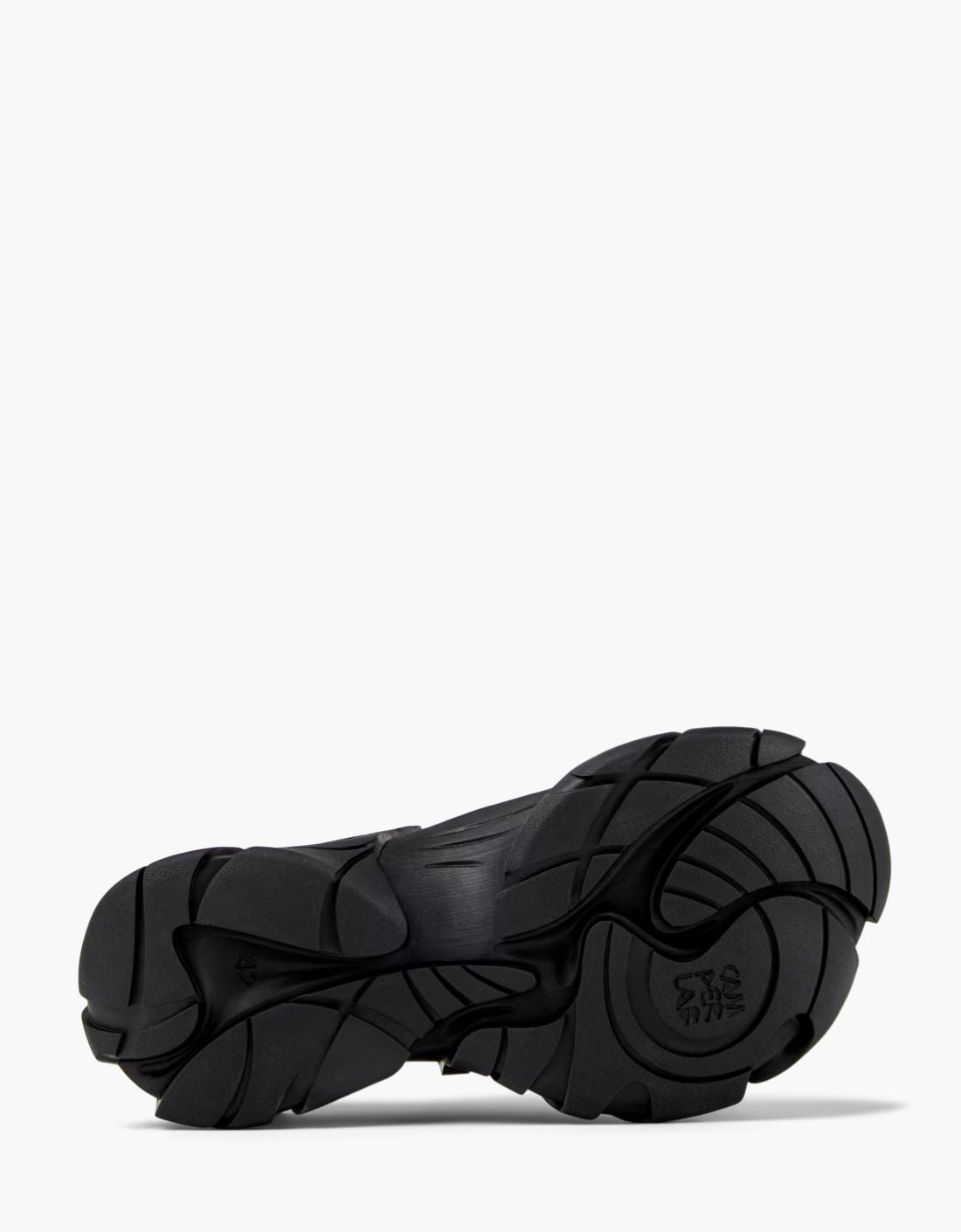 Zapatillas de tejido negras semiabiertas "Tormenta" - Camper LAB