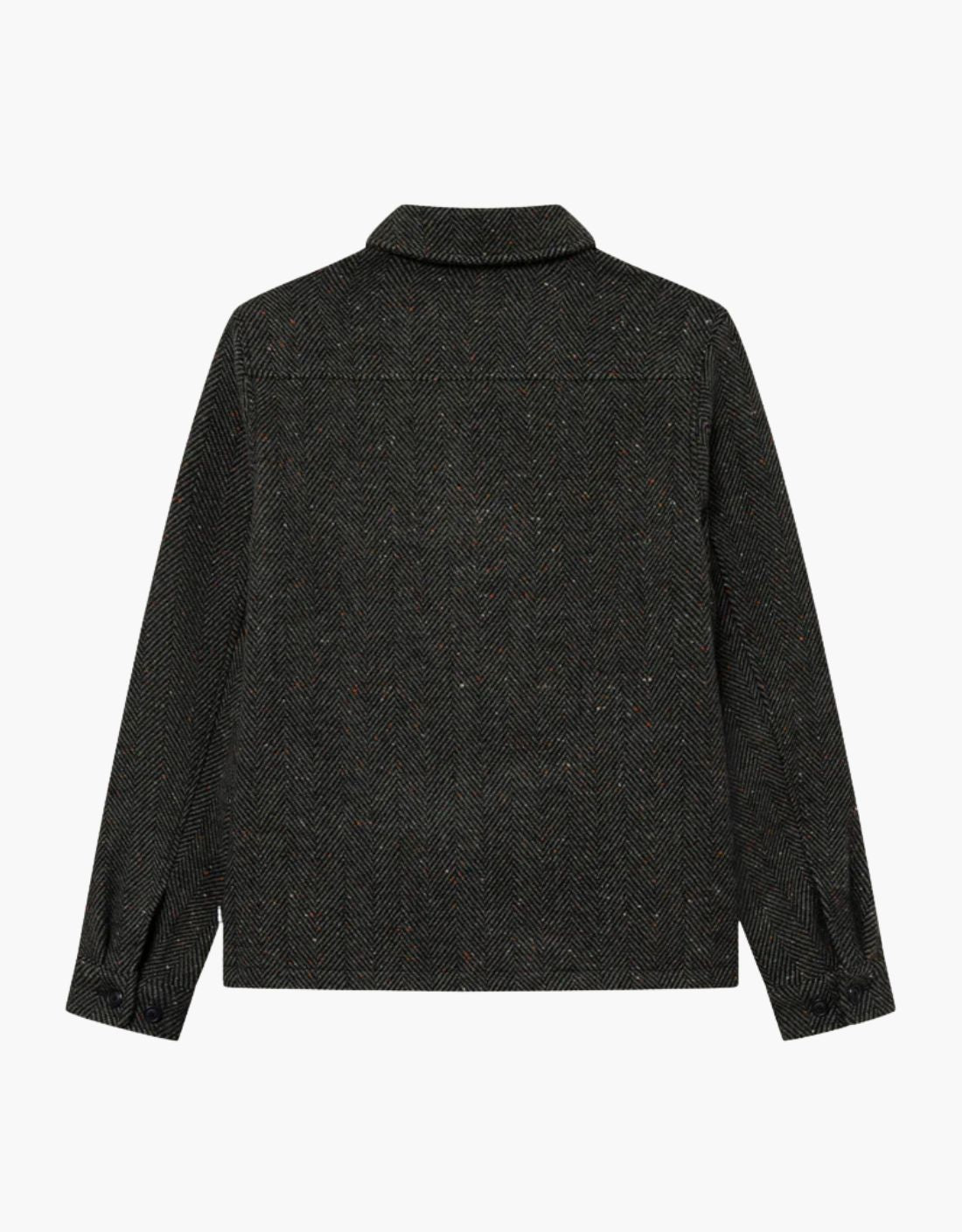 Chaqueta de lana "Marseille Herringbone"