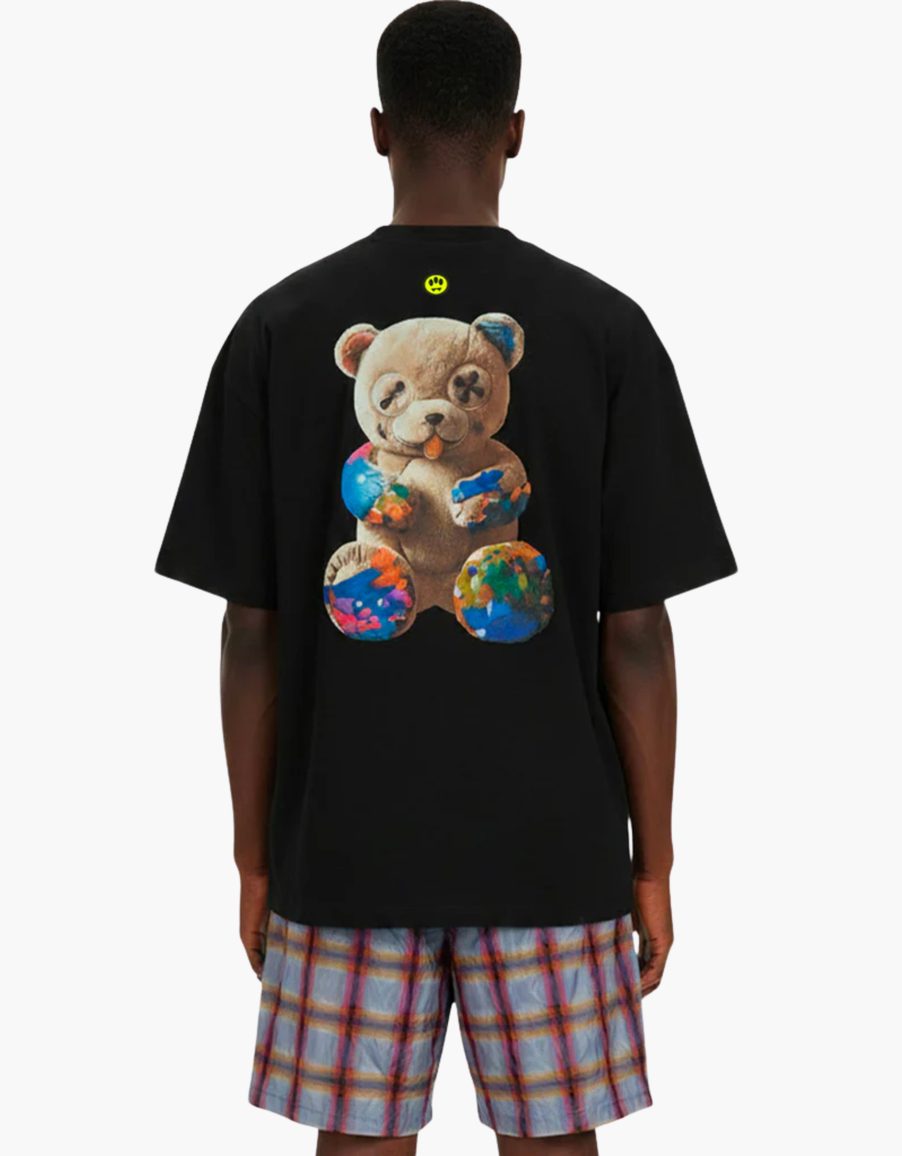 Camiseta con oso pintado "Brush" – vista 7