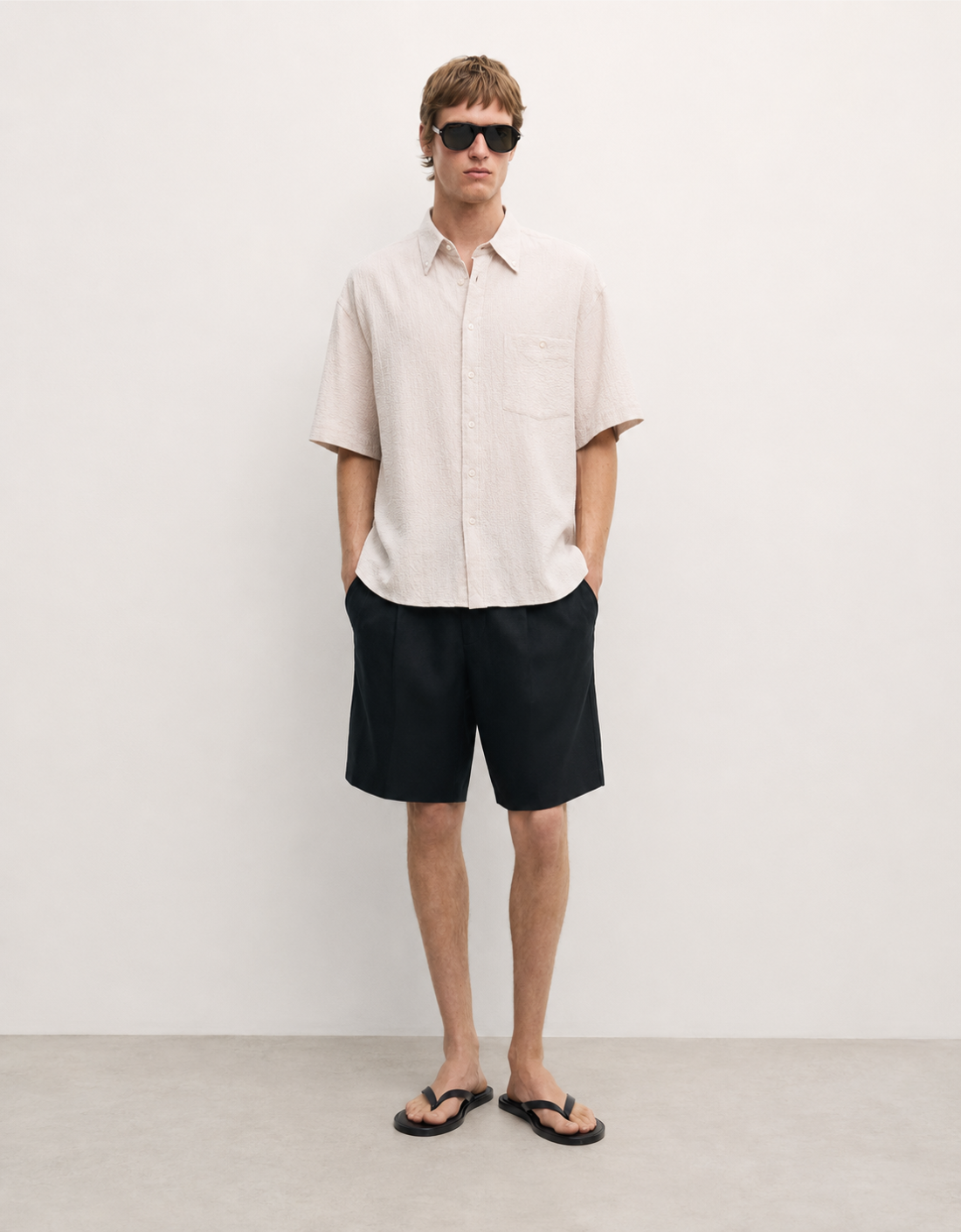 Camisa baggy "Seersucker" – vista 6