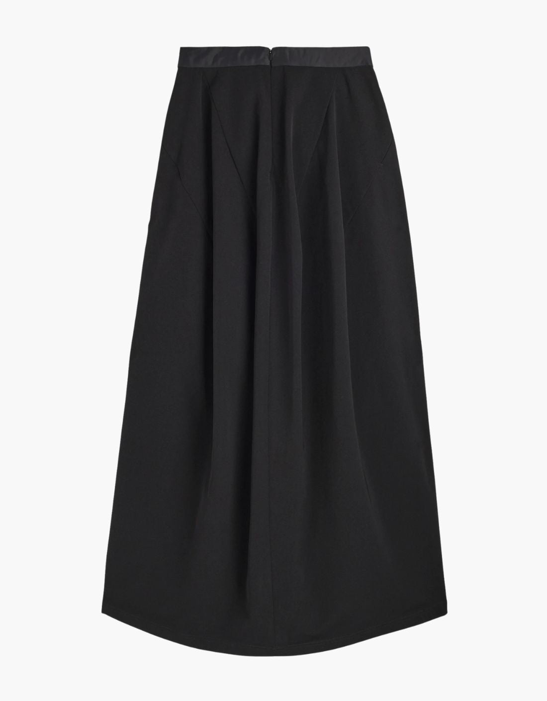 Padded belted skirt