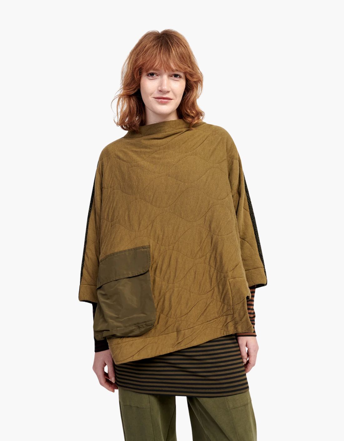 Jersey estructural en punto acolchado "Sah"