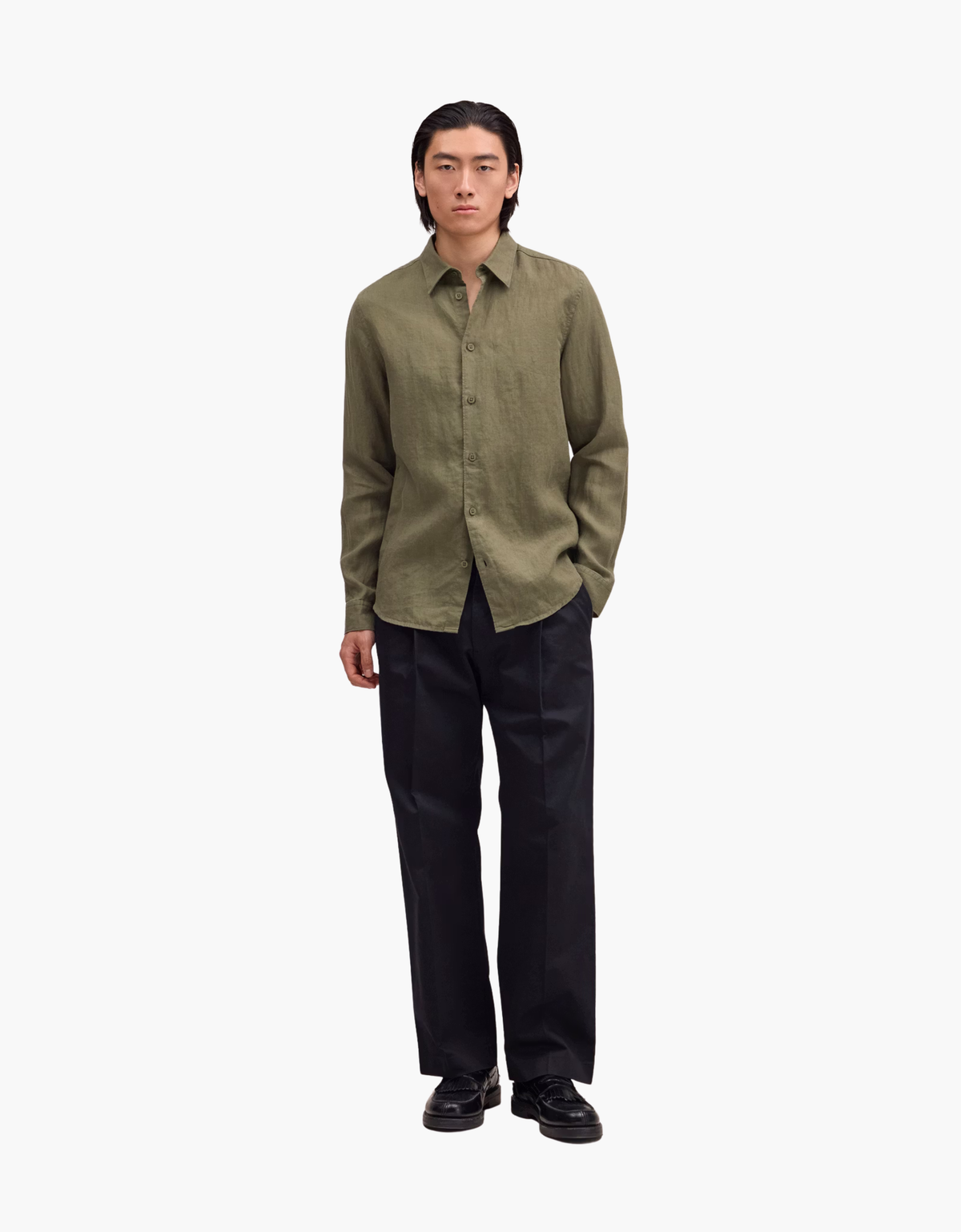 Camisa de lino "Enzo 5708" – vista 6
