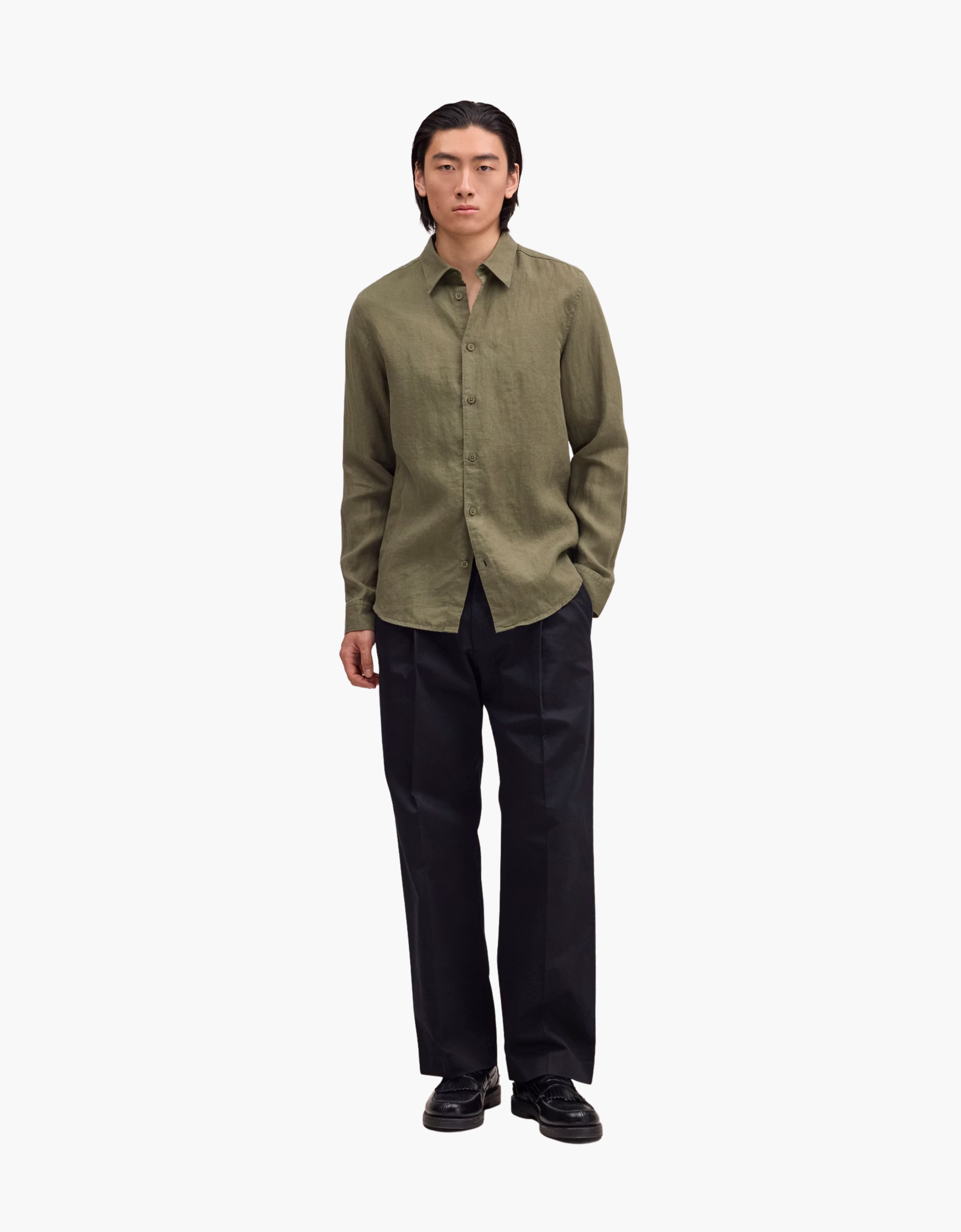 Camisa de lino "Enzo 5708"