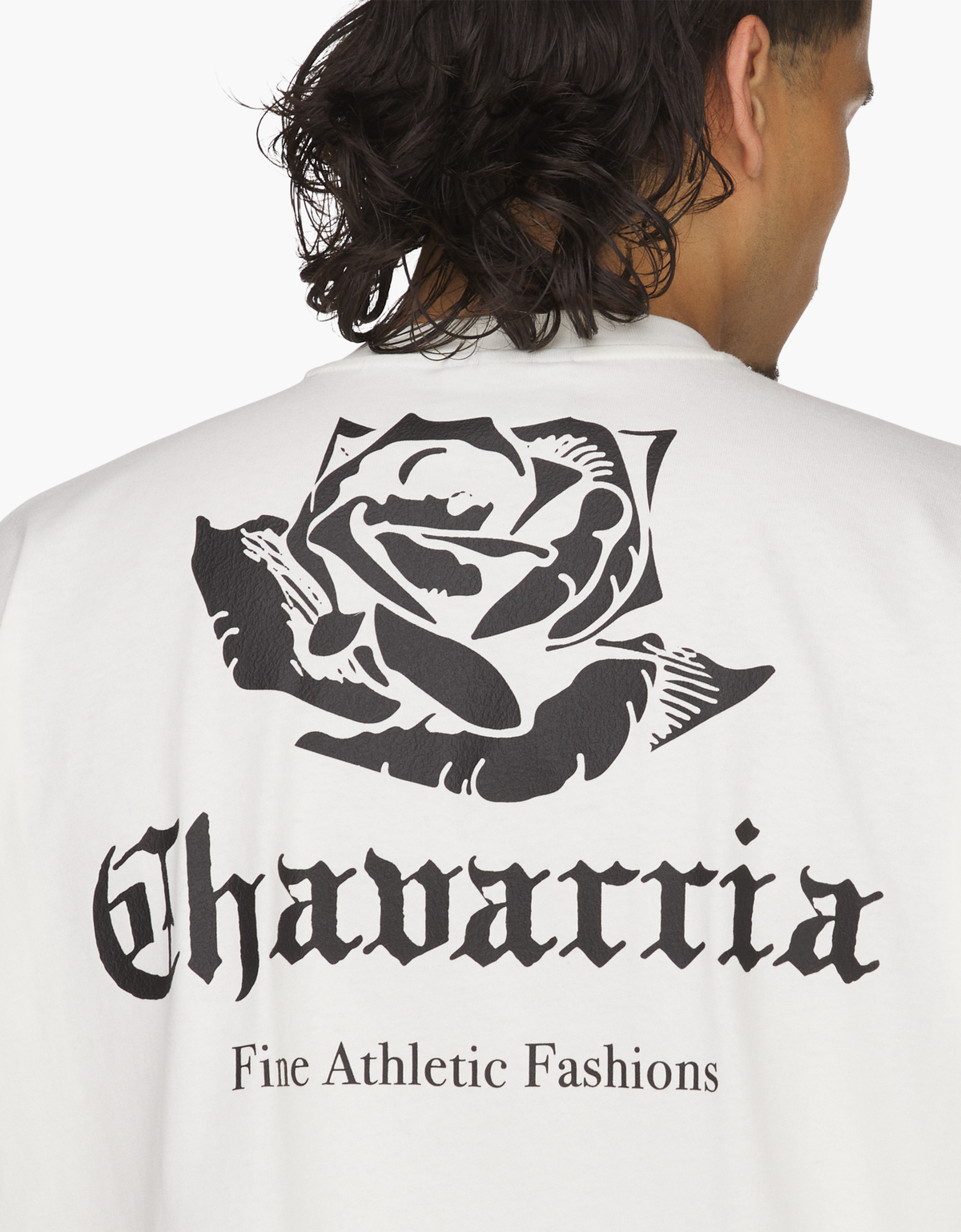 Camiseta logo tee "CHAVARRIA ROSE" - aWC – vista 7