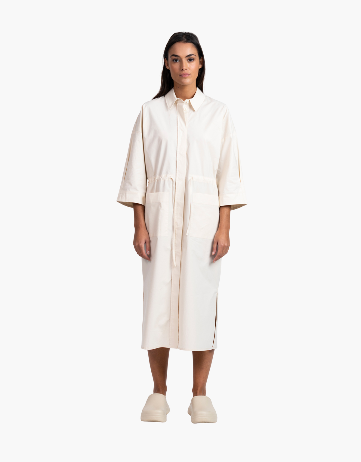 Vestido popelín camisero "Lore" – vista 2