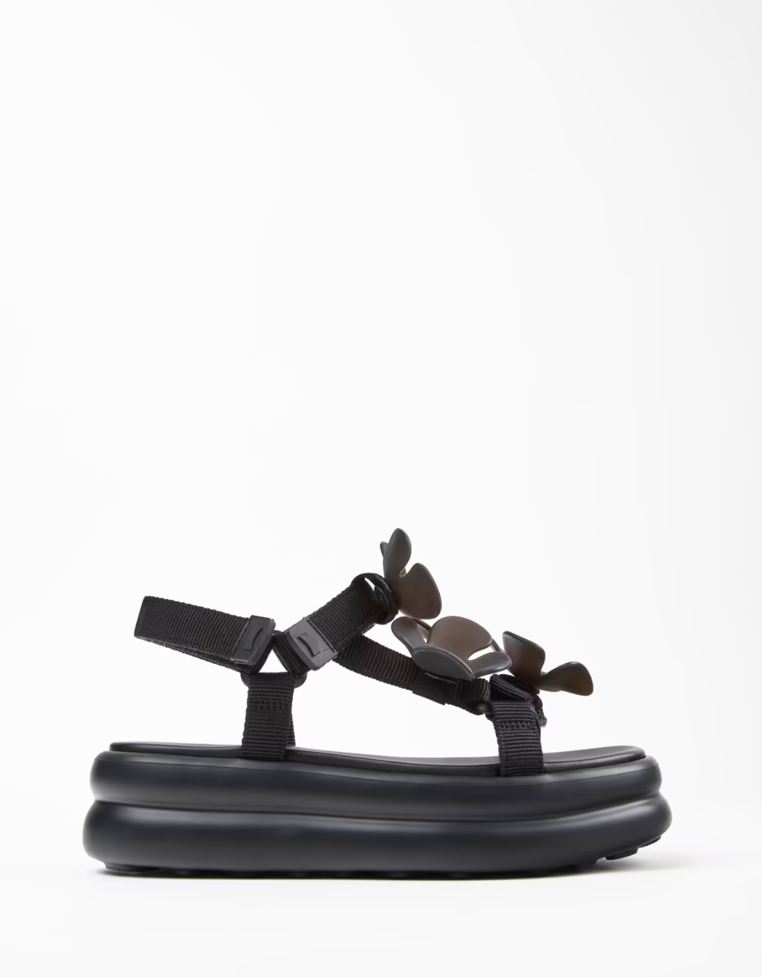 Sandalias flores negras "Twins"  - CAMPER