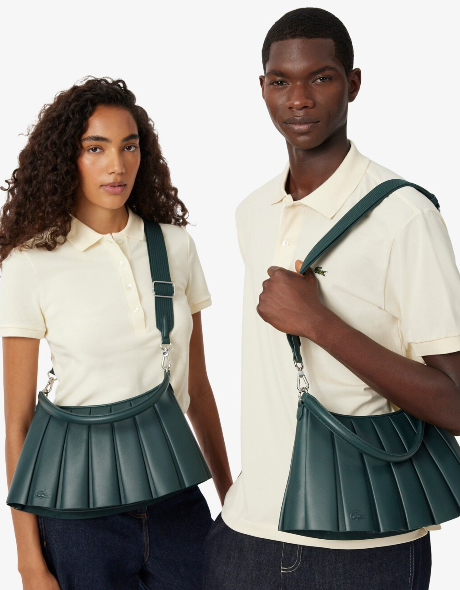 Bolso de piel mediano "Lenglen Runway"