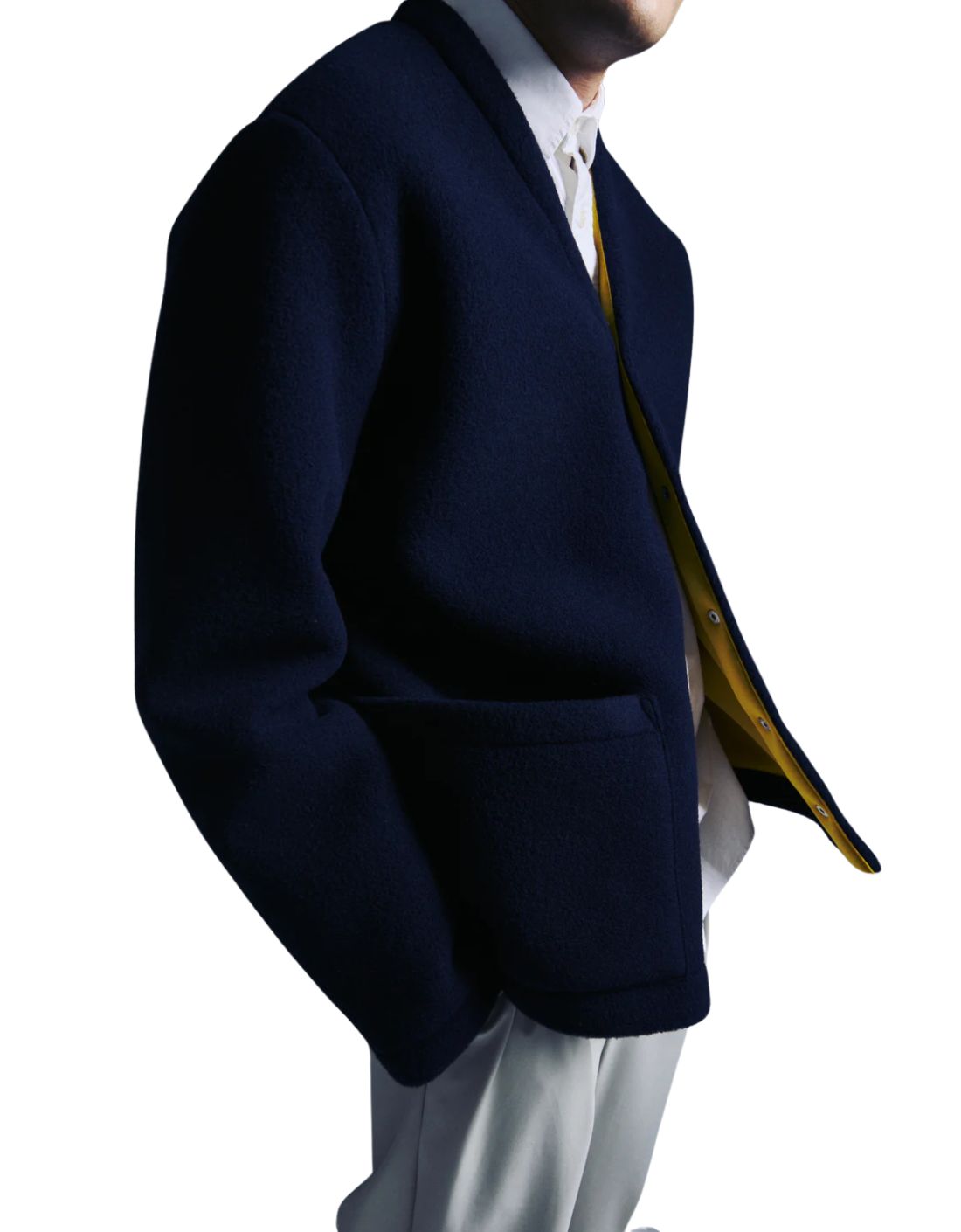 Gilet d'hiver en laine vierge