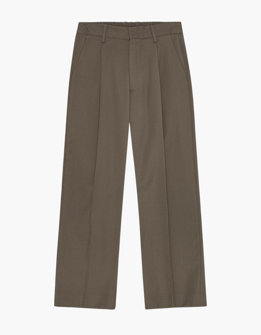 Pantalón relaxed fit lana "Kay"