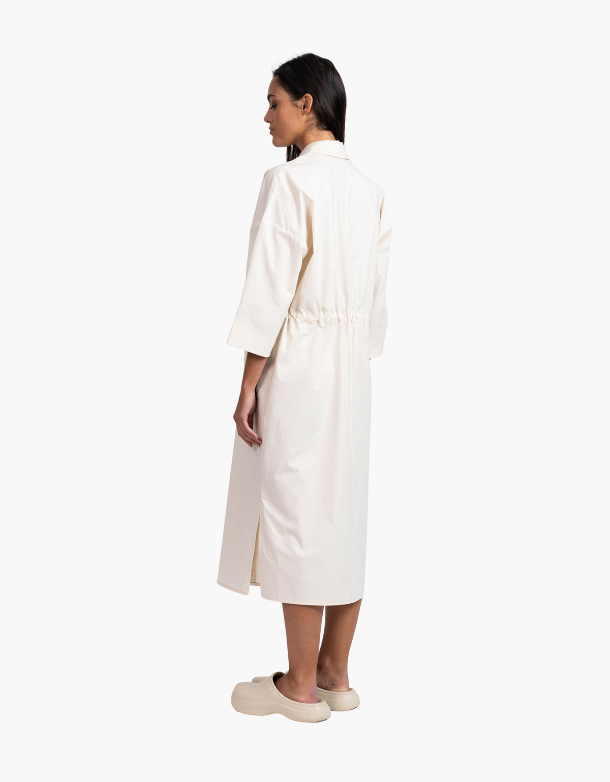 Vestido popelín camisero "Lore" – vista 8