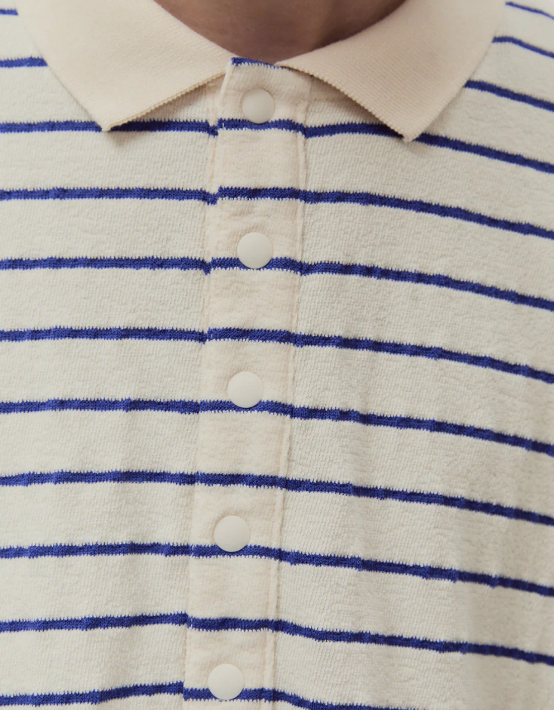Polo oversize stripes "Terry" – vista 9