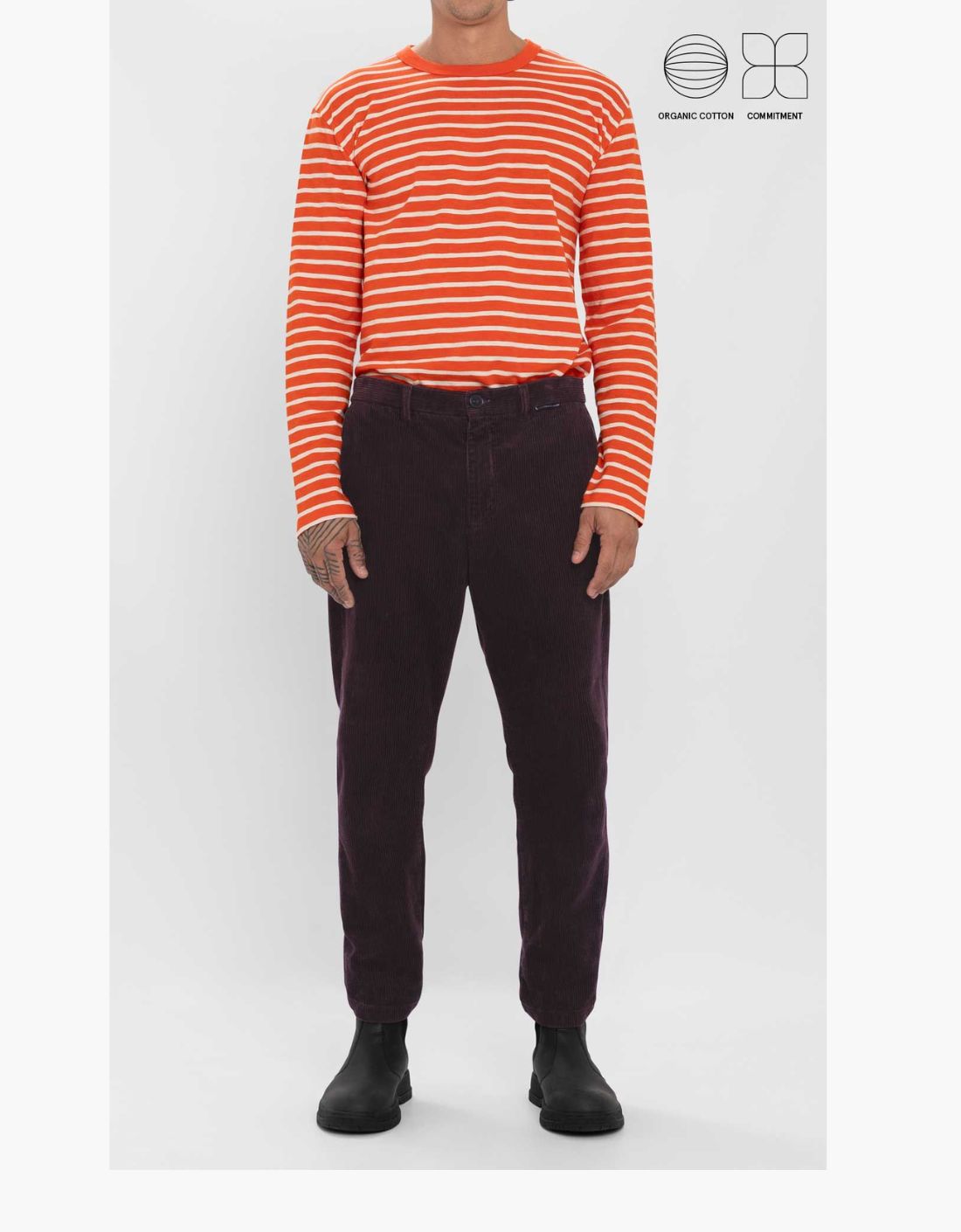 Pantalon en velours côtelé « Erroa » LM