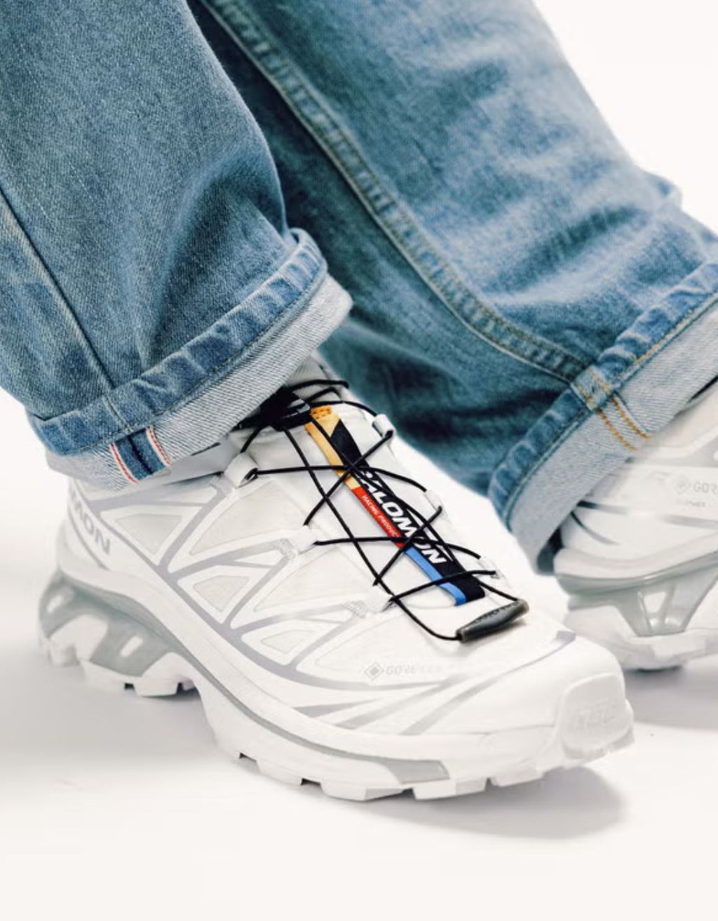 Salomon XT-6 GTX (White / Silver)
