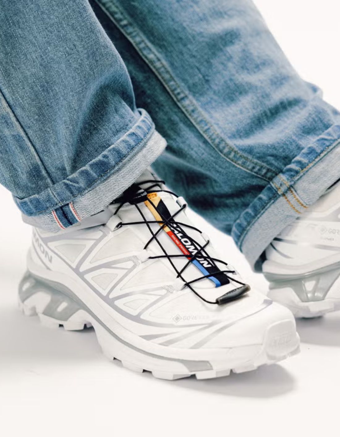 Salomon XT-6 GTX (White / Silver)
