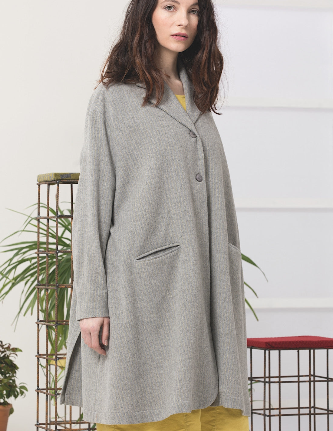 Abrigo Campana Gris