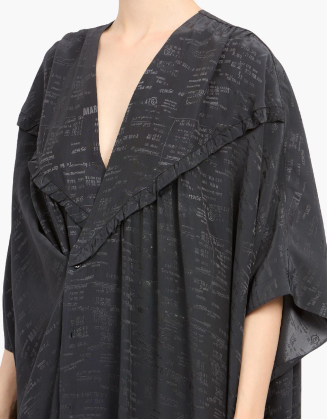 Vestido midi camisero jacquard - MM6