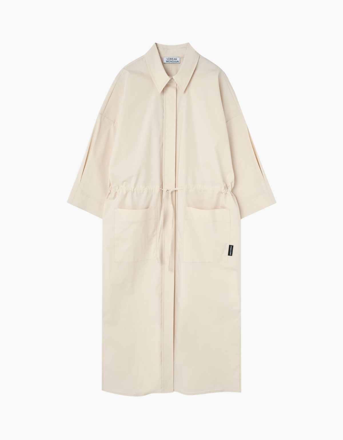 Vestido popelín camisero "Lore" – vista 3