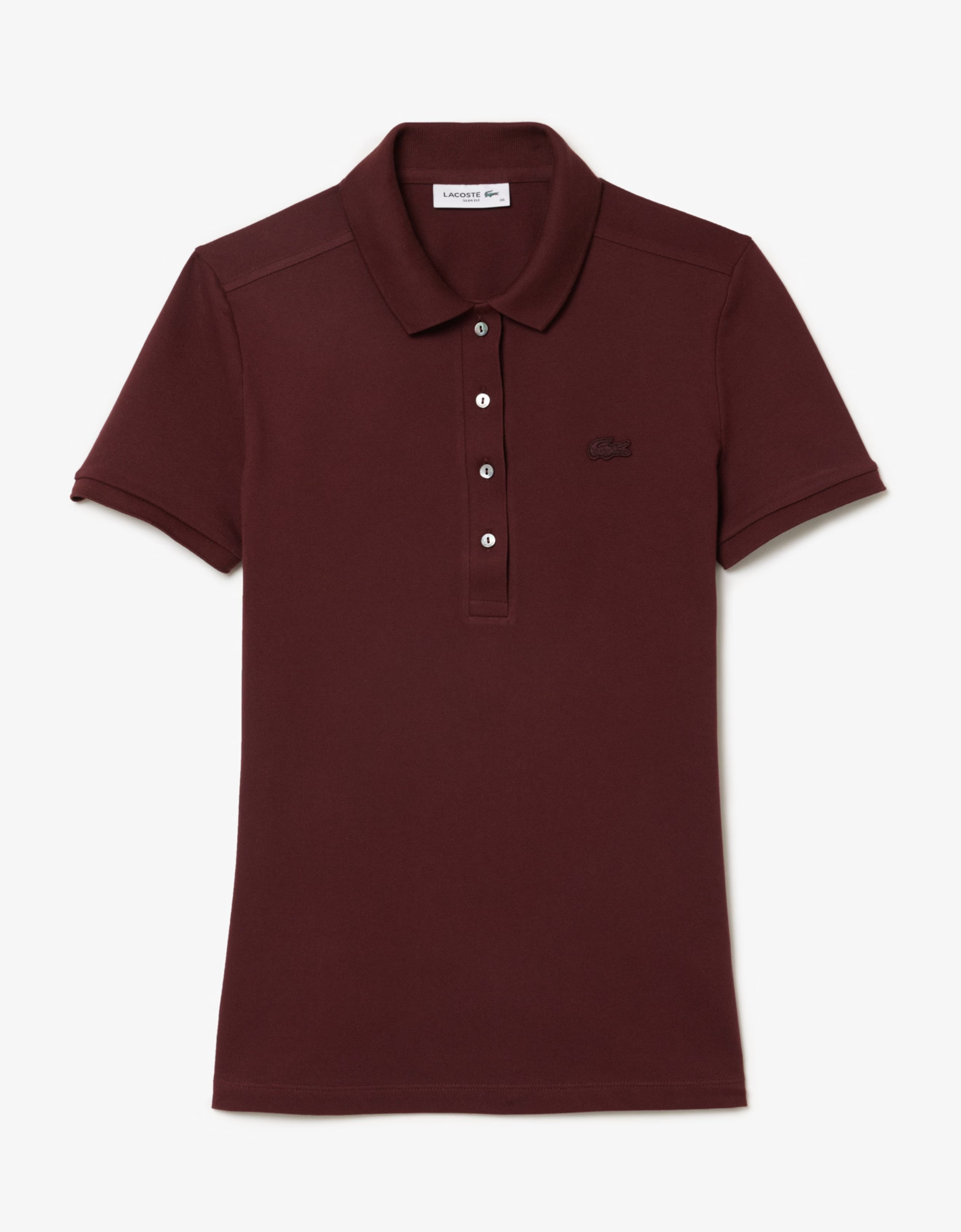 Polo ajustado manga corta