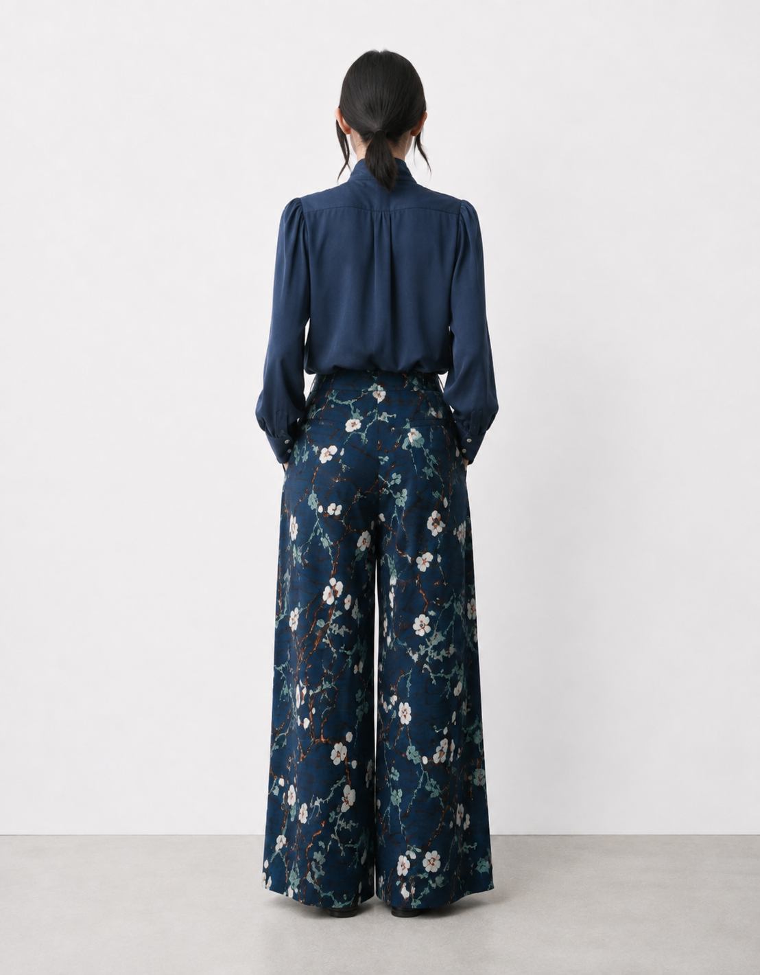 Pantalon fluido "Almond Blossom"