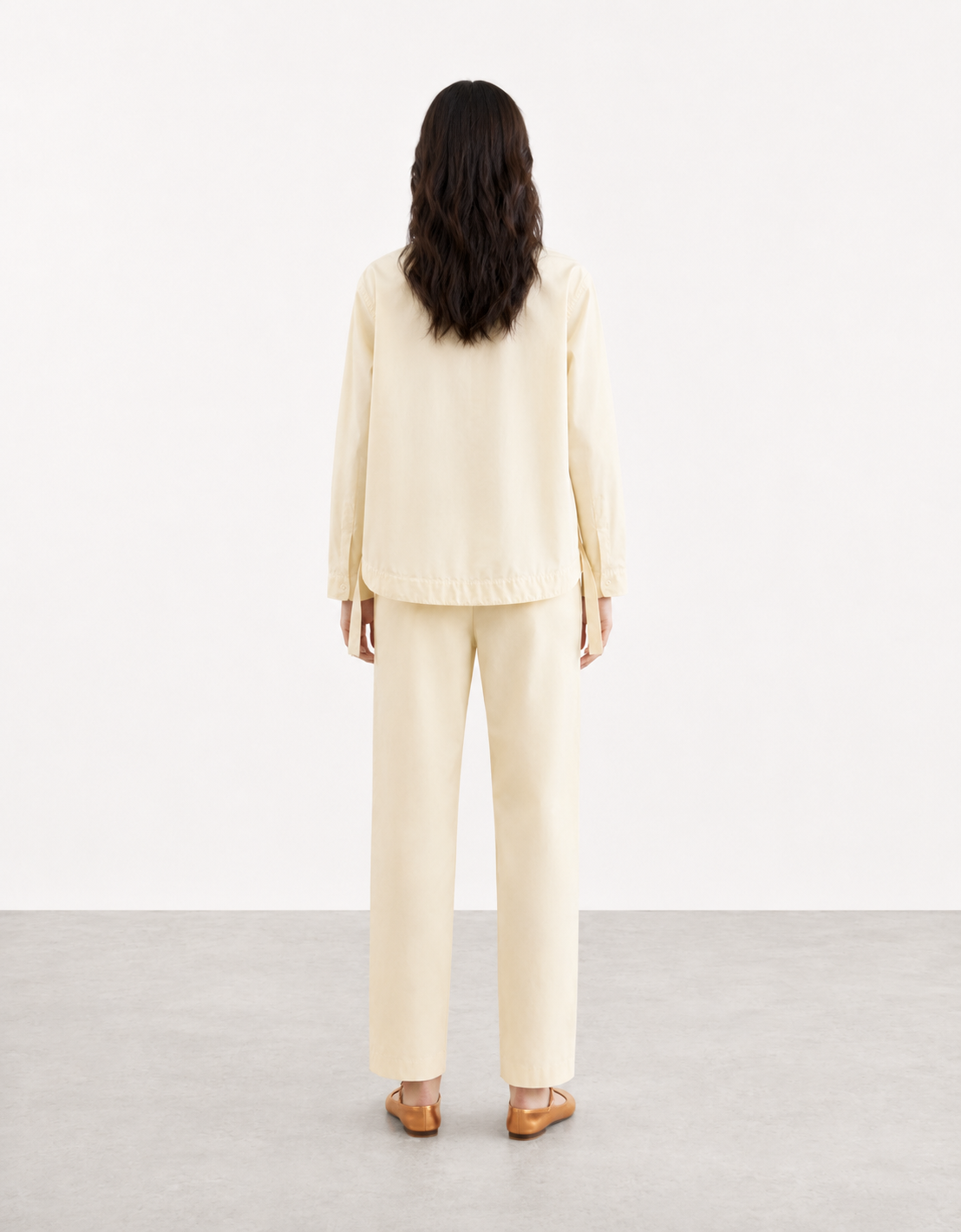 Blusa algodón bajo ajustable – vista 5