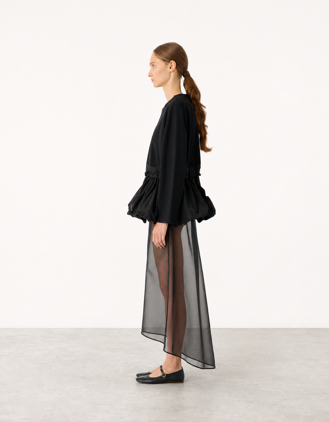 Chaqueta bajo balloon "Nero" – vista 3